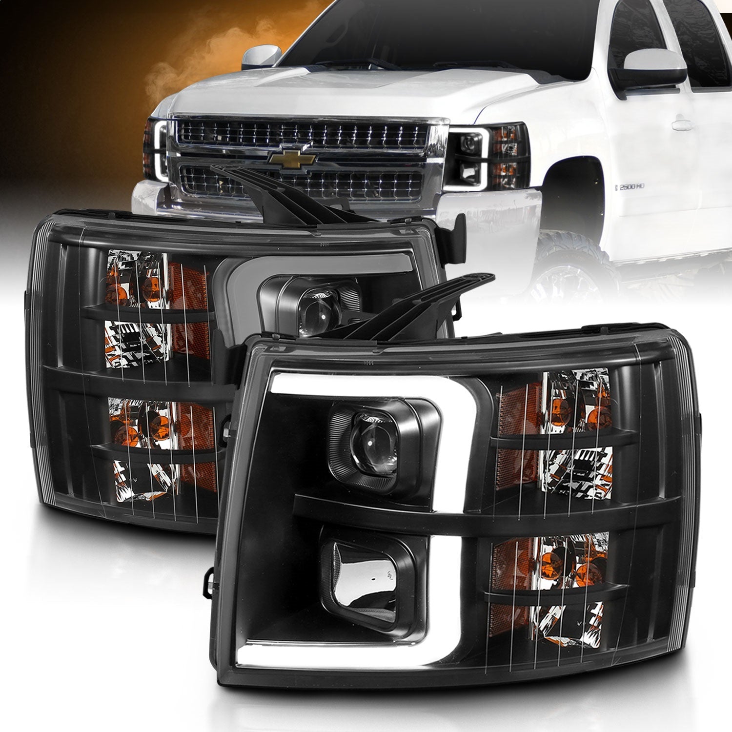 Anzo USA 111480 Projector Headlight Set
