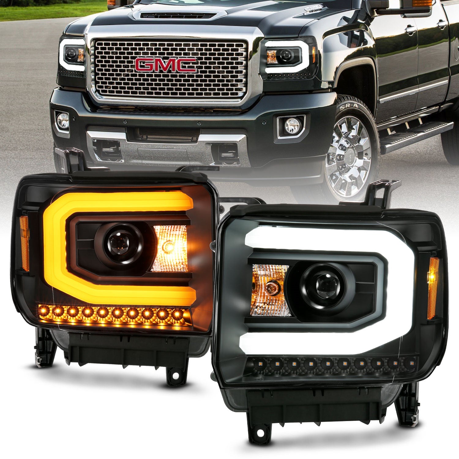 Anzo USA 111487 Projector Headlight Set