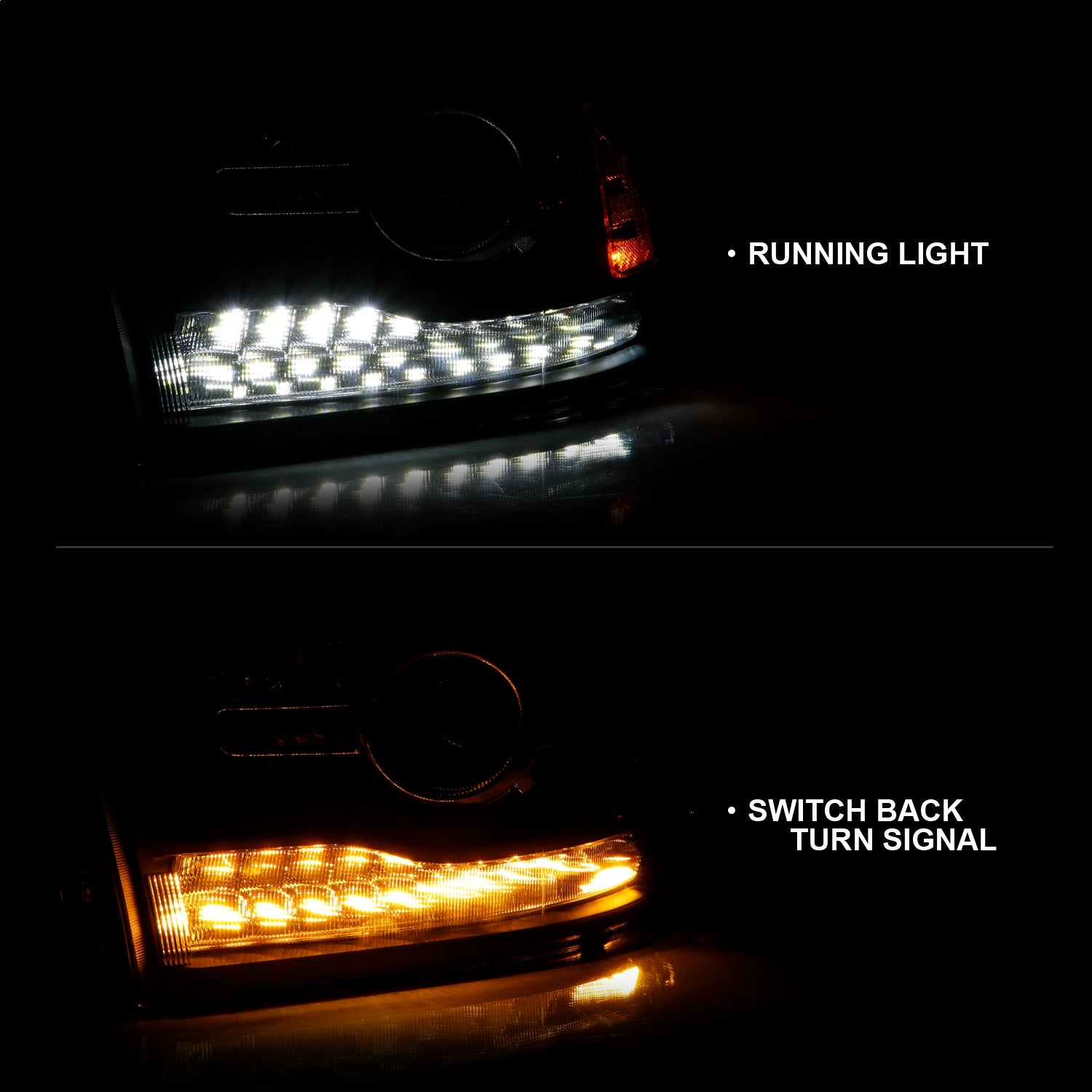 Anzo USA 111489 Projector Headlight Set w/Halo