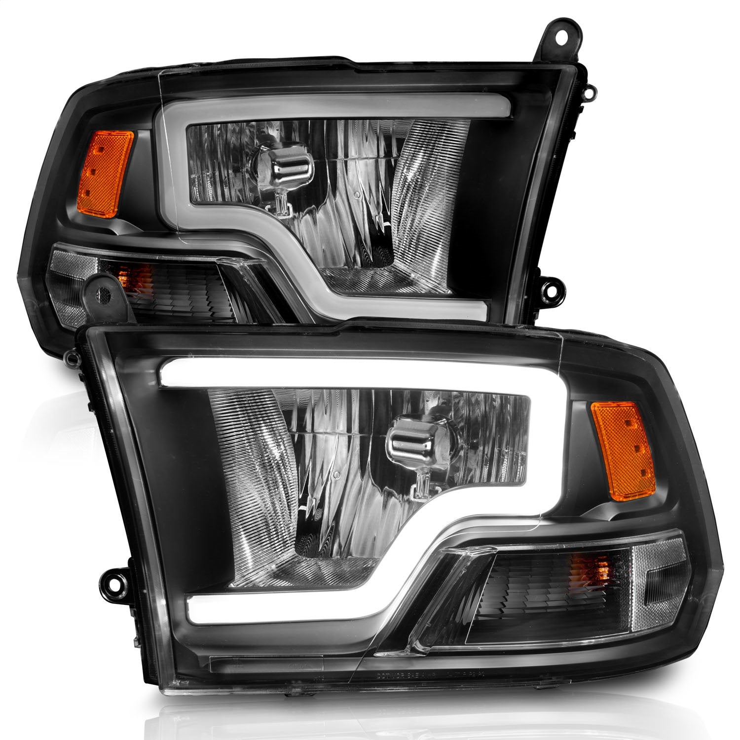 Anzo USA 111515 Crystal Headlight Set
