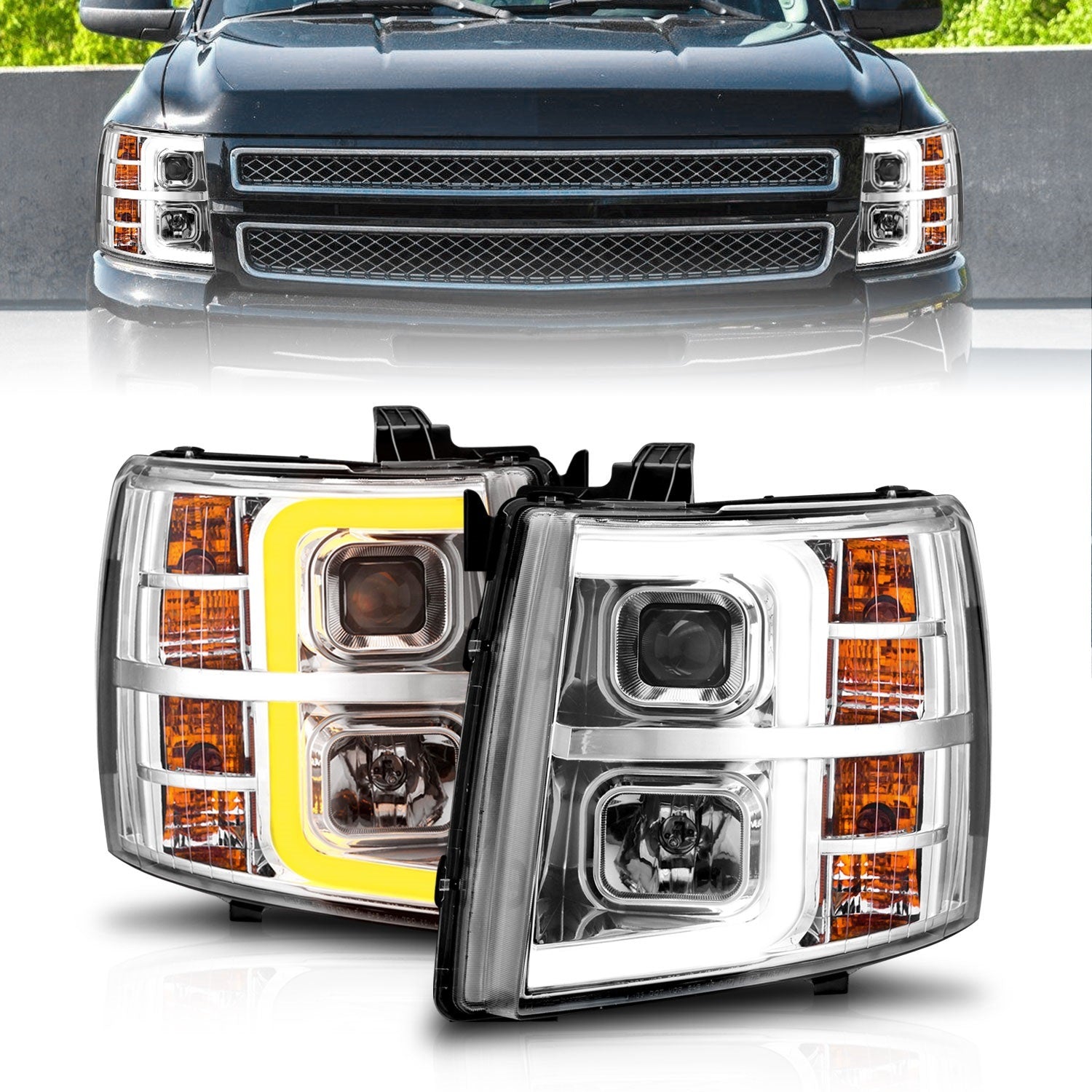 Anzo USA 111546 Projector Headlight Set