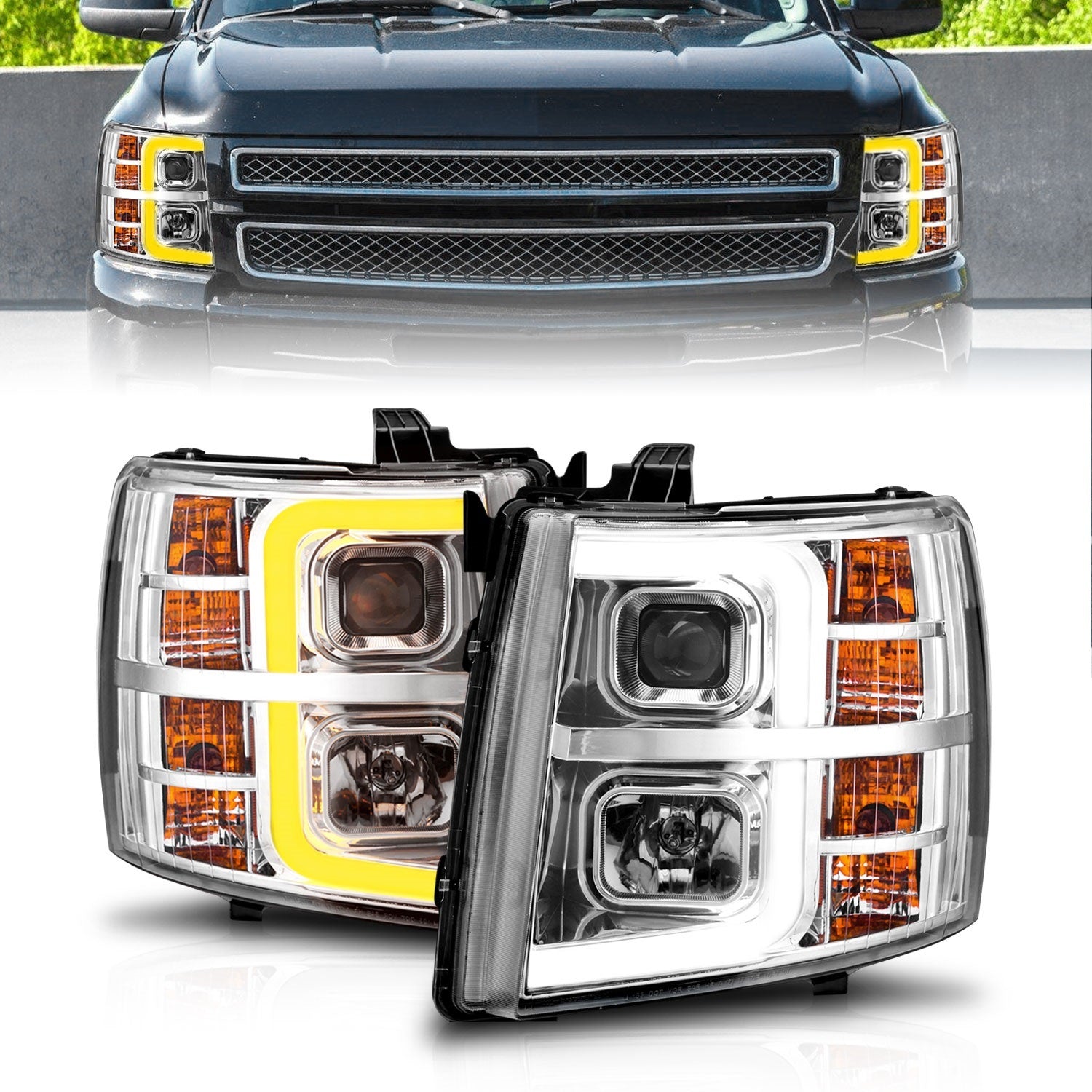 Anzo USA 111546 Projector Headlight Set