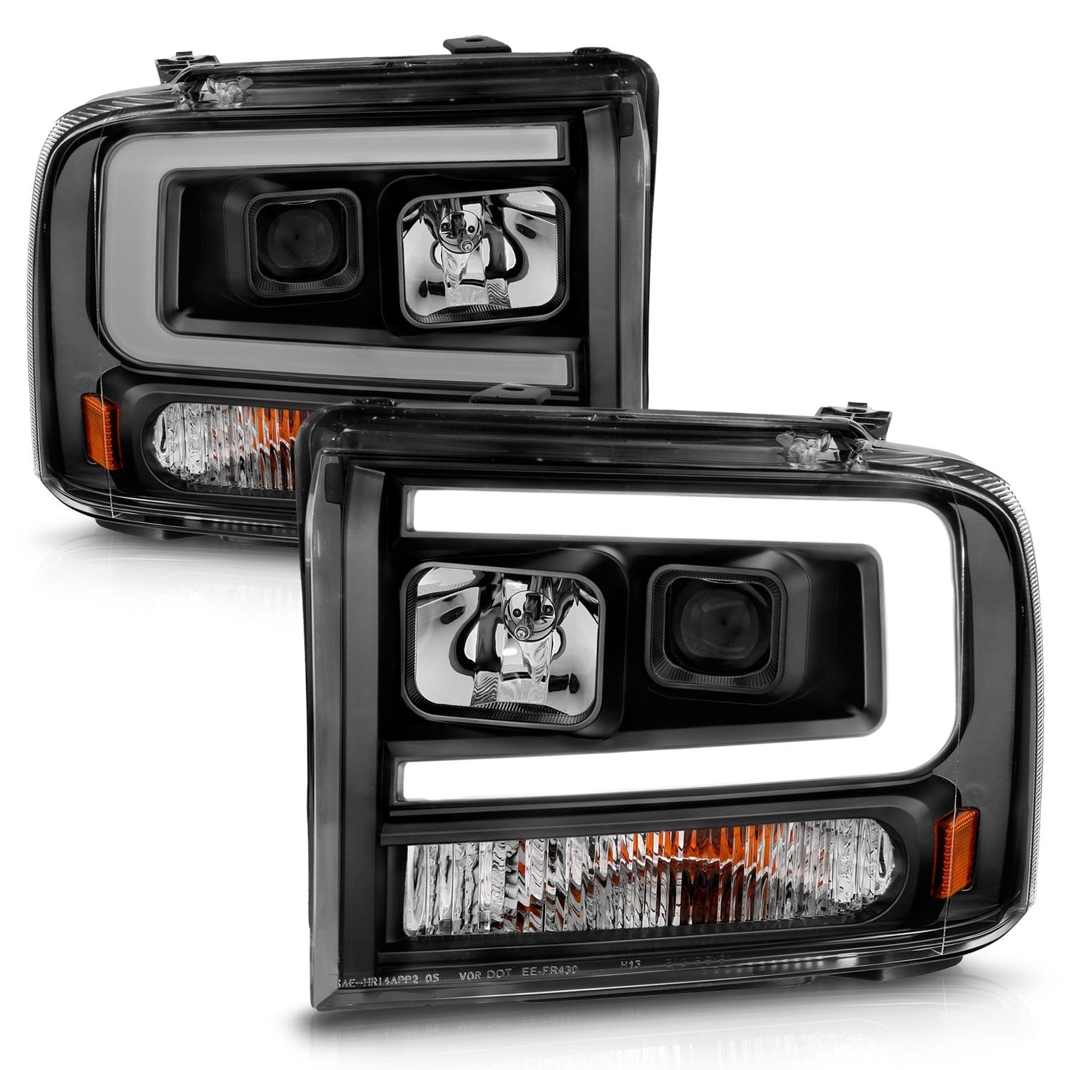 Anzo USA 111551 Projector Headlight Set