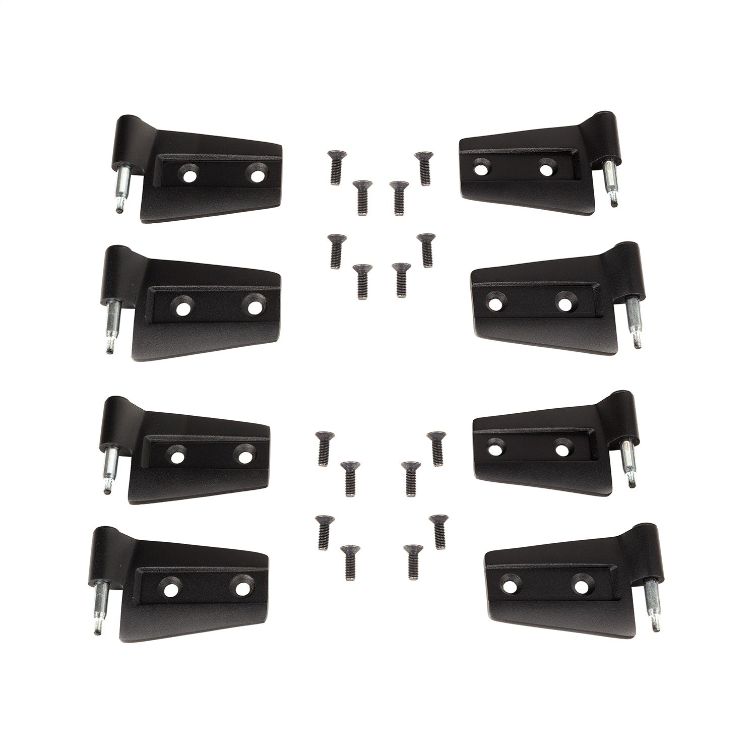Rugged Ridge 11202.32 Door Hinge Kit Fits 07-18 Wrangler (JK)
