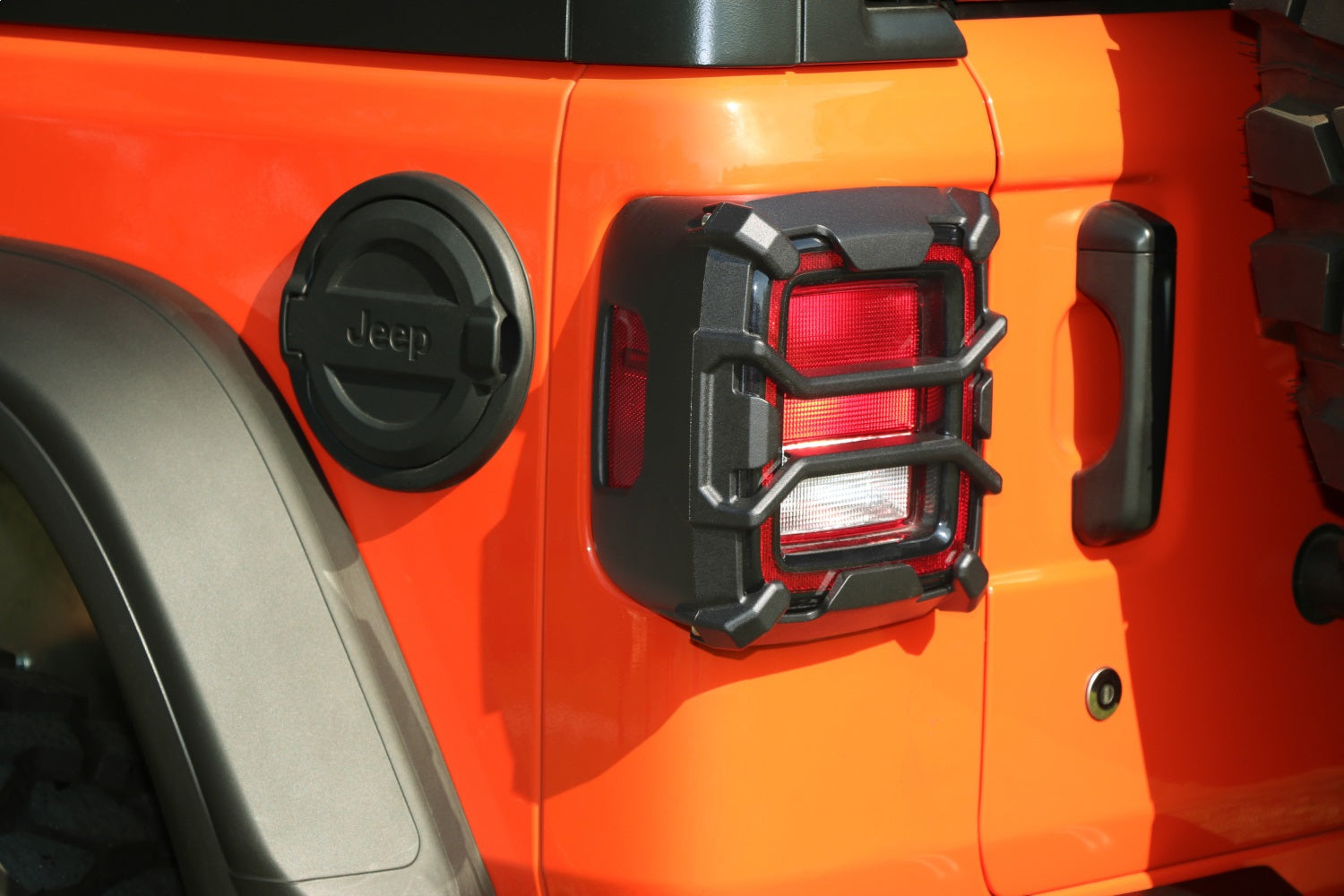 Rugged Ridge 11226.13 Elite Tail Light Guards Fits 18-26 Wrangler (JL)