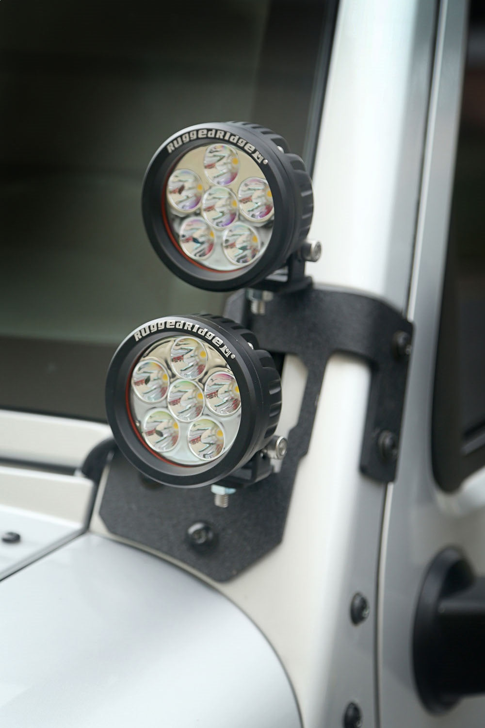 Rugged Ridge 11232.31 A-Pillar Light Mount Fits 07-18 Wrangler (JK)