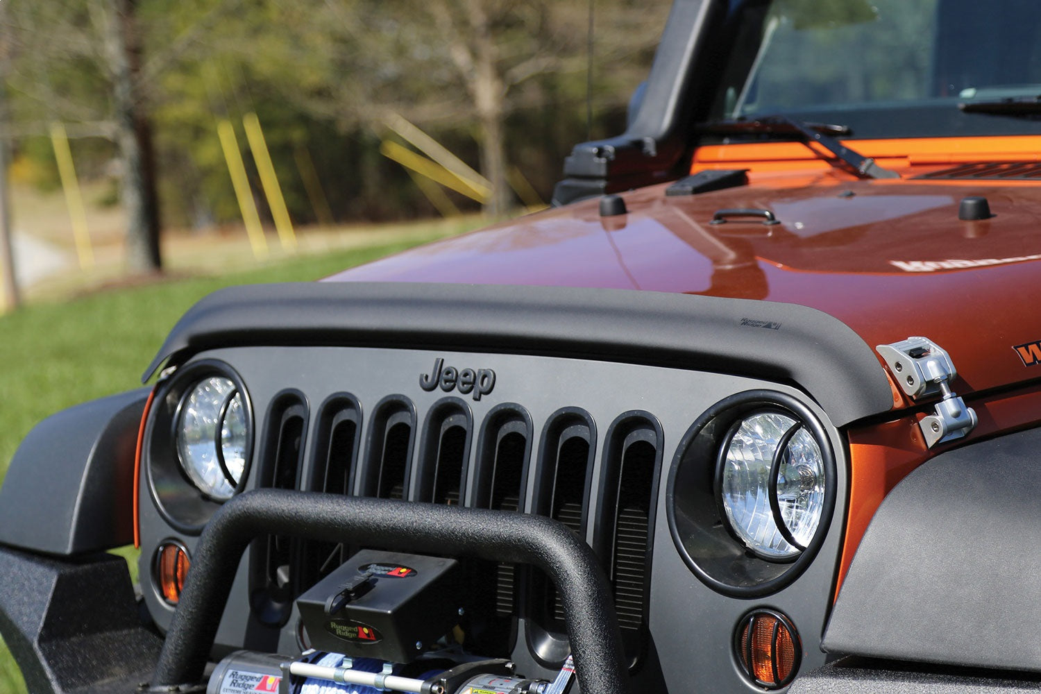 Rugged Ridge 11348.02 Bug Deflector Fits 07-18 Wrangler (JK)