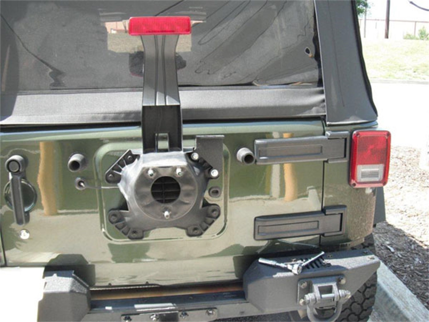 Rugged Ridge 11503.89 CB Antenna Mounting Bracket Fits 07-18 Wrangler (JK)