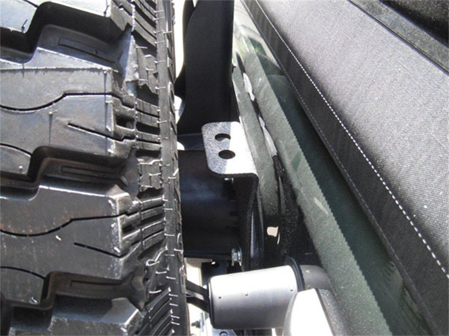 Rugged Ridge 11503.89 CB Antenna Mounting Bracket Fits 07-18 Wrangler (JK)