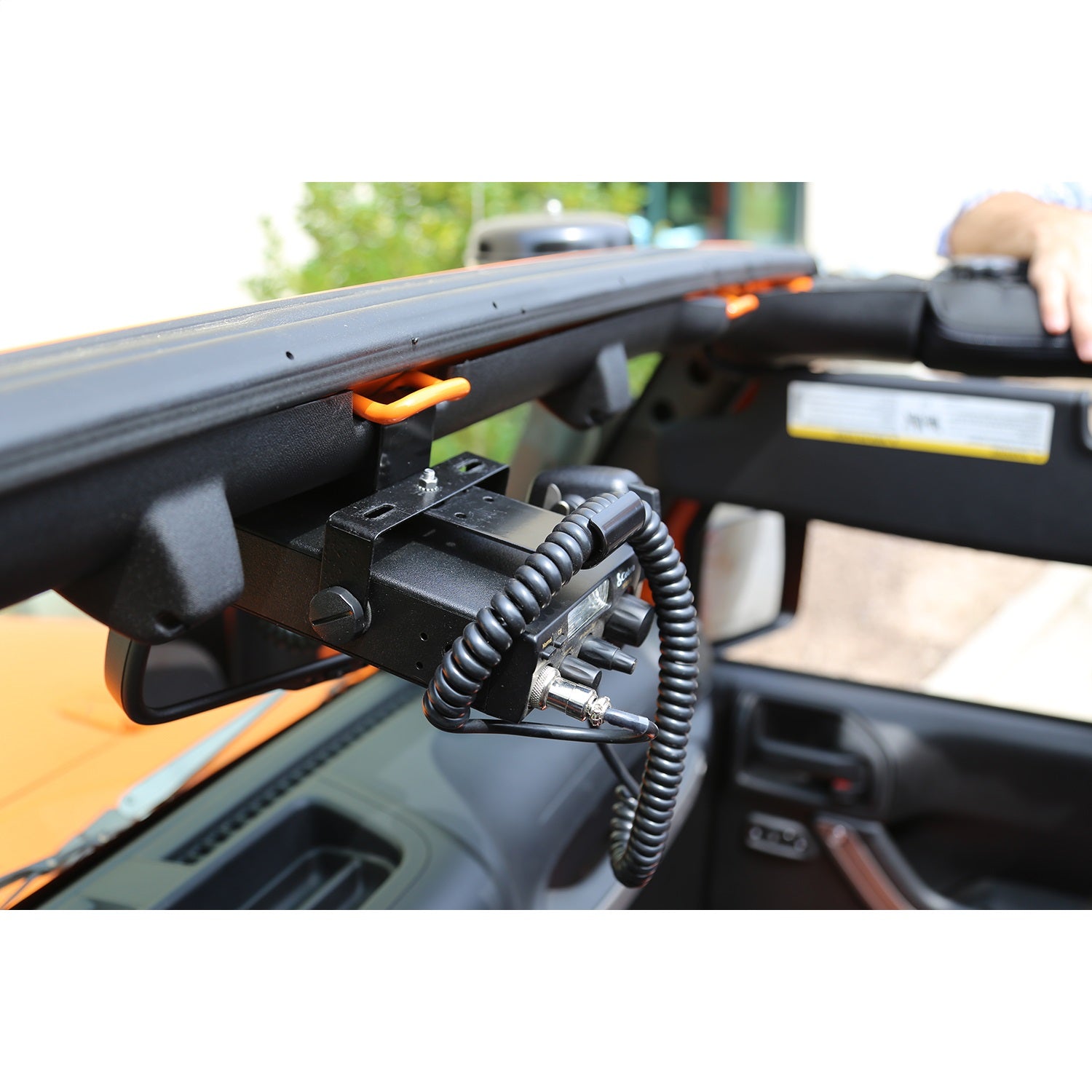 Rugged Ridge 11503.95 CB Radio Mount Bracket Fits 07-18 Wrangler (JK)