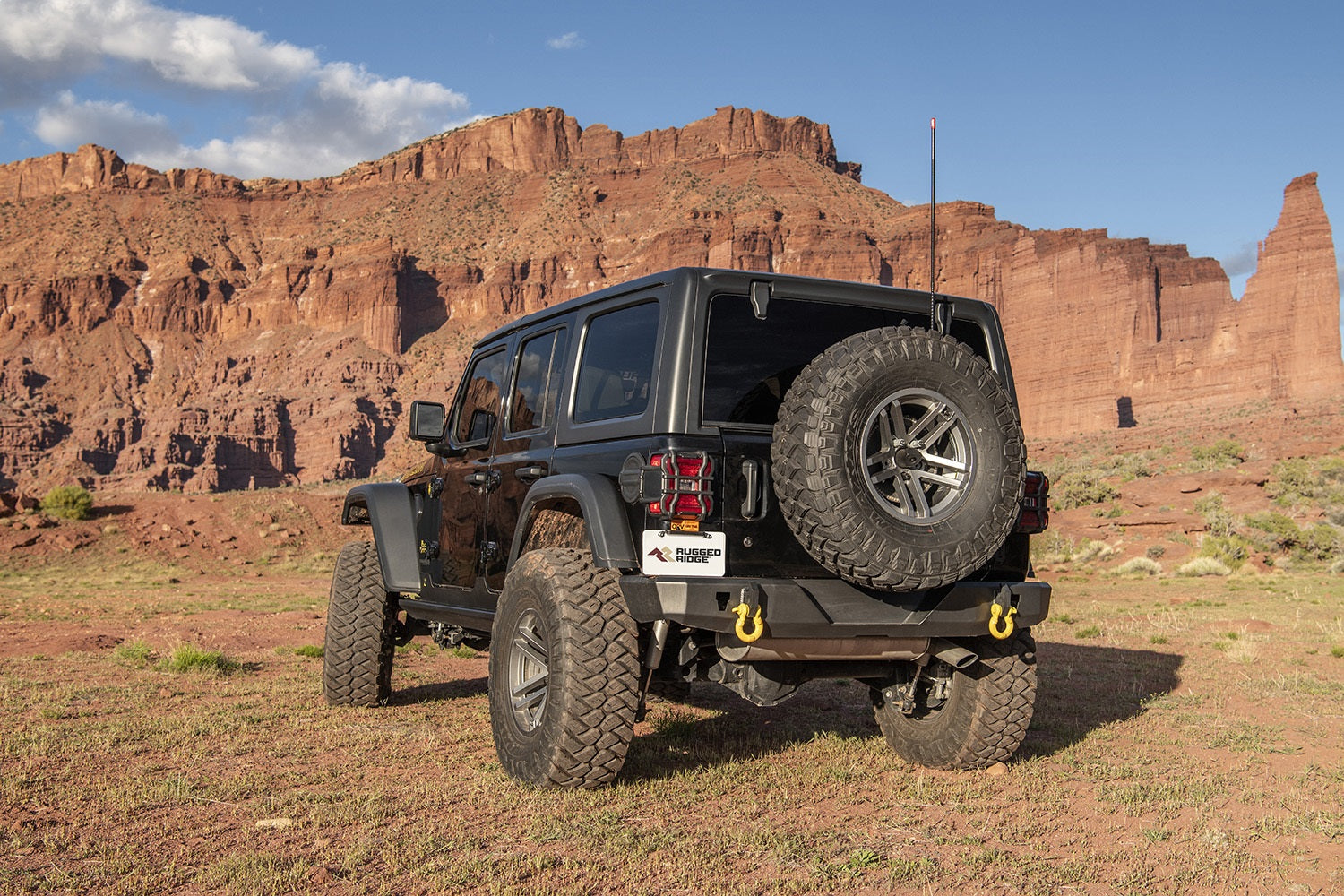 Rugged Ridge 11540.36 Heavy Duty Rear Bumper Fits 18-26 Wrangler (JL)