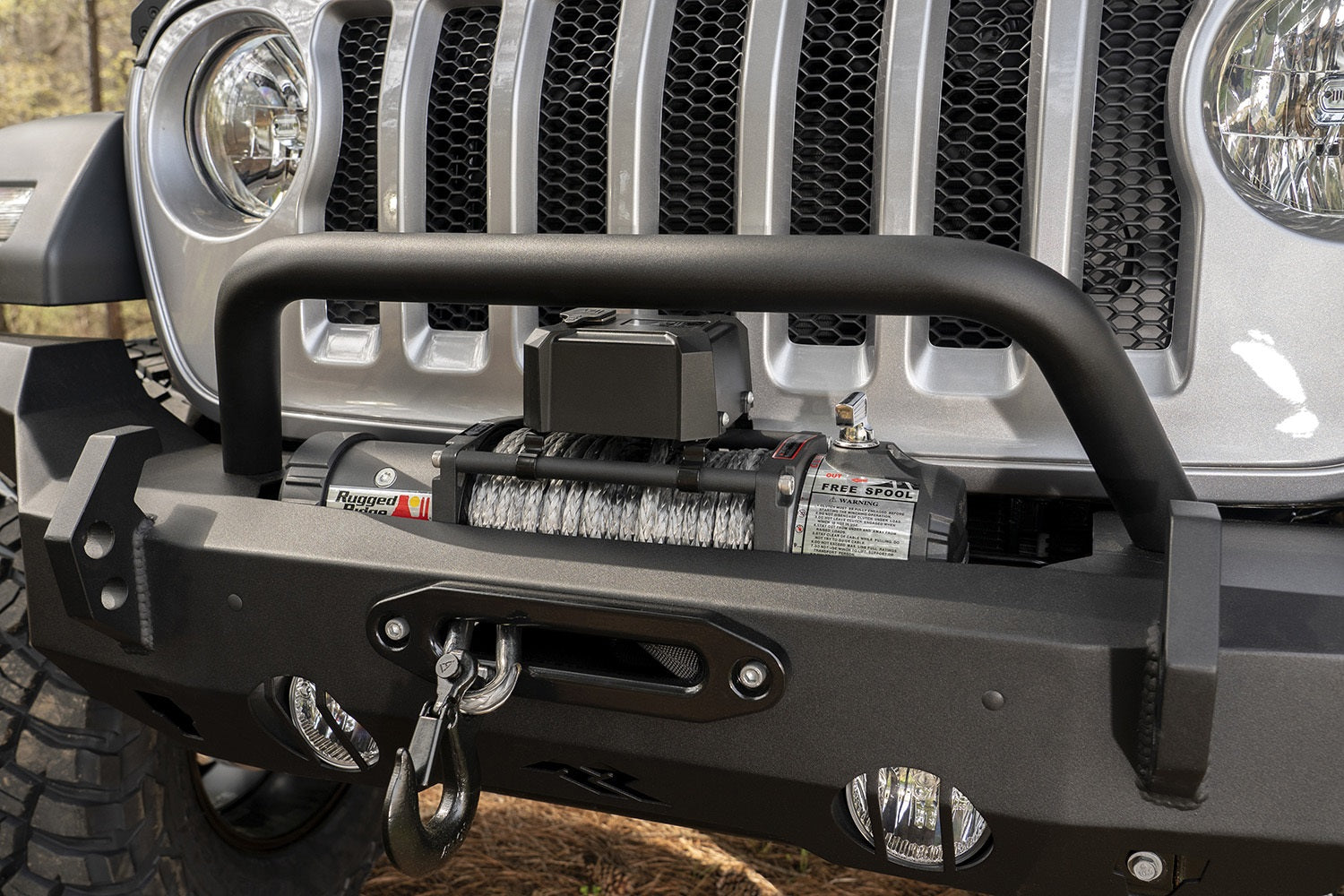 Rugged Ridge 11540.62 Heavy Duty Over Rider Bar Fits 18-26 Wrangler (JL)