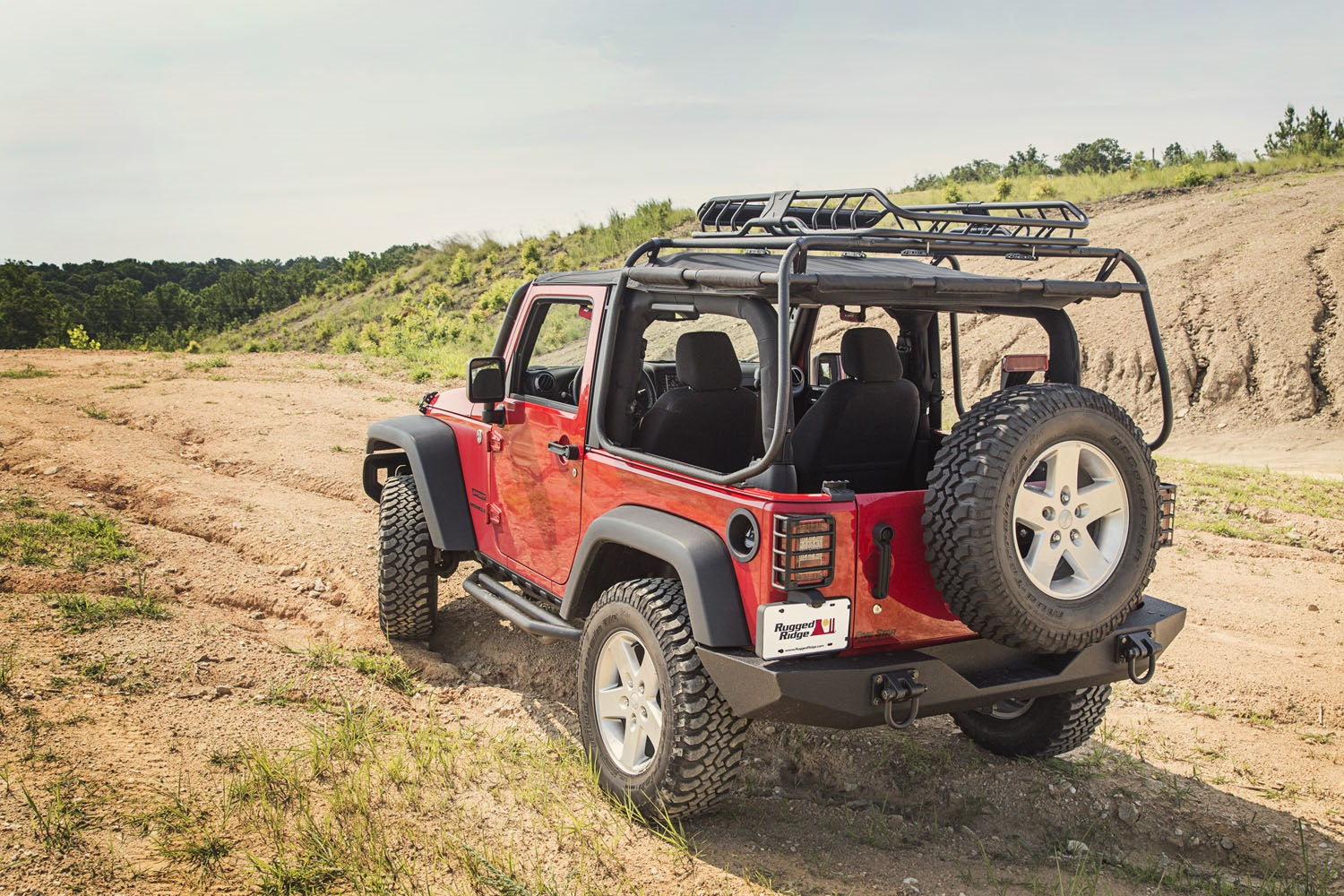 Rugged Ridge 11546.20 Xtreme Heavy Duty Rear Bumper Fits 07-18 Wrangler (JK)