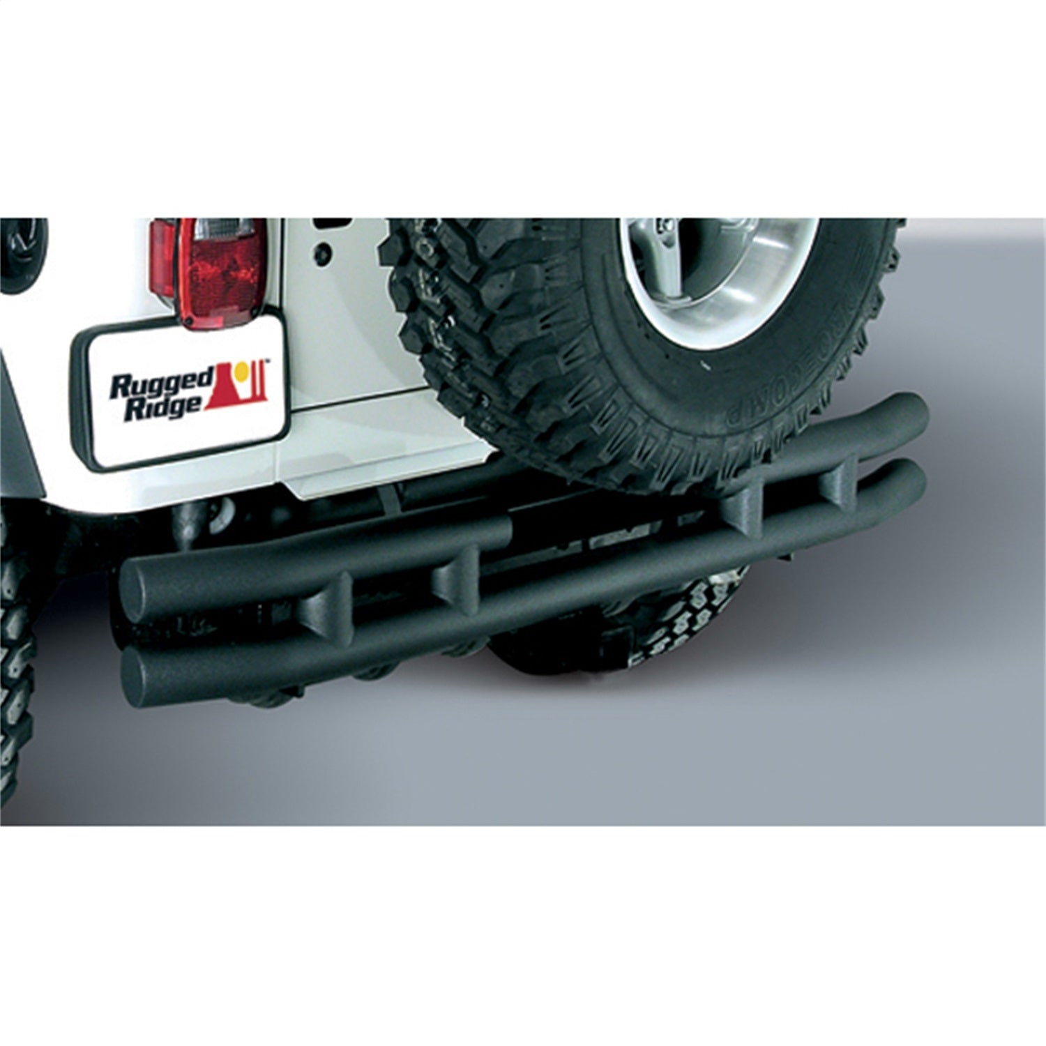 Rugged Ridge 11571.03 Rear Tube Bumper Fits 87-06 Wrangler (TJ) Wrangler (YJ)