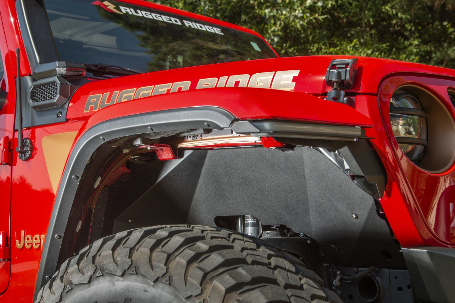 Rugged Ridge 11615.62 Inner Fender Liner Kit Fits 18-26 Wrangler (JL)