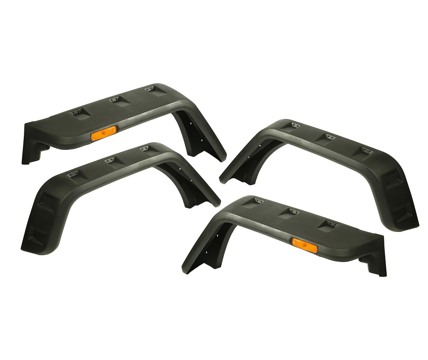 Rugged Ridge 11640.09 Hurricane Fender Flare Kit Fits 07-18 Wrangler (JK)