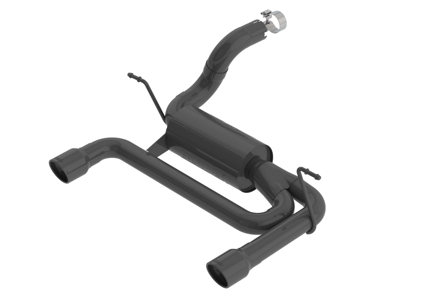 Borla 11957CB ATAK Axle-Back Exhaust System Fits 18-26 Wrangler (JL)