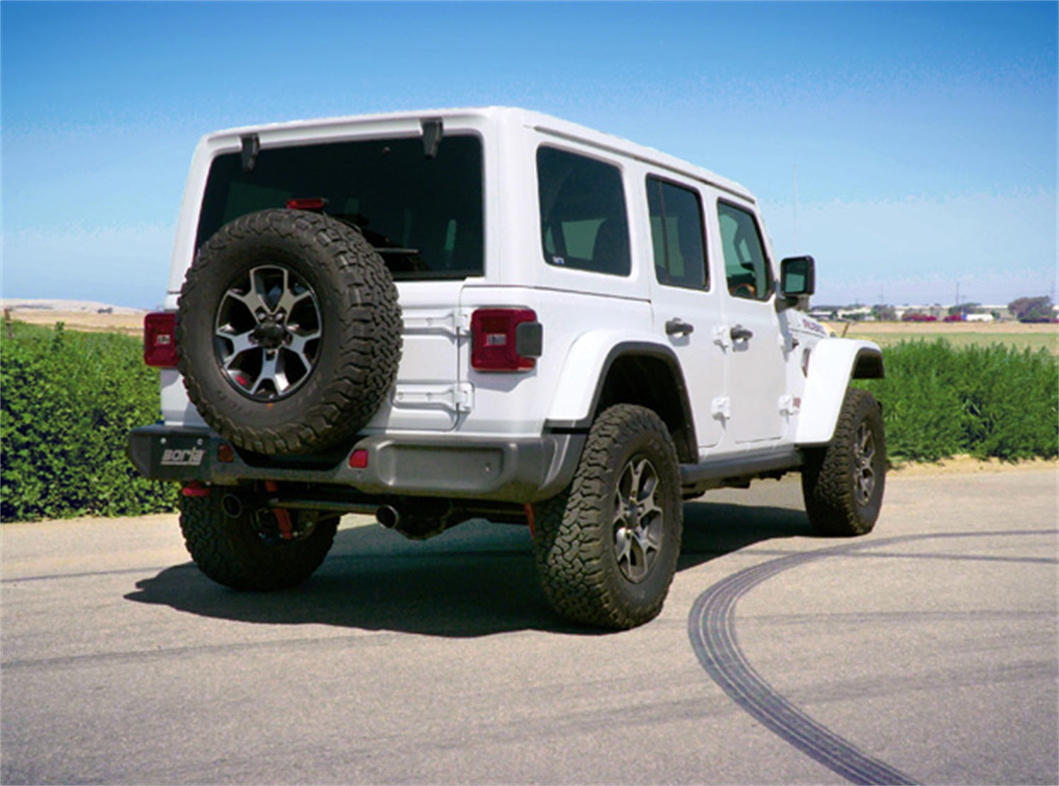 Borla 11964CB ATAK Axle-Back Exhaust System Fits 18-26 Wrangler (JL)