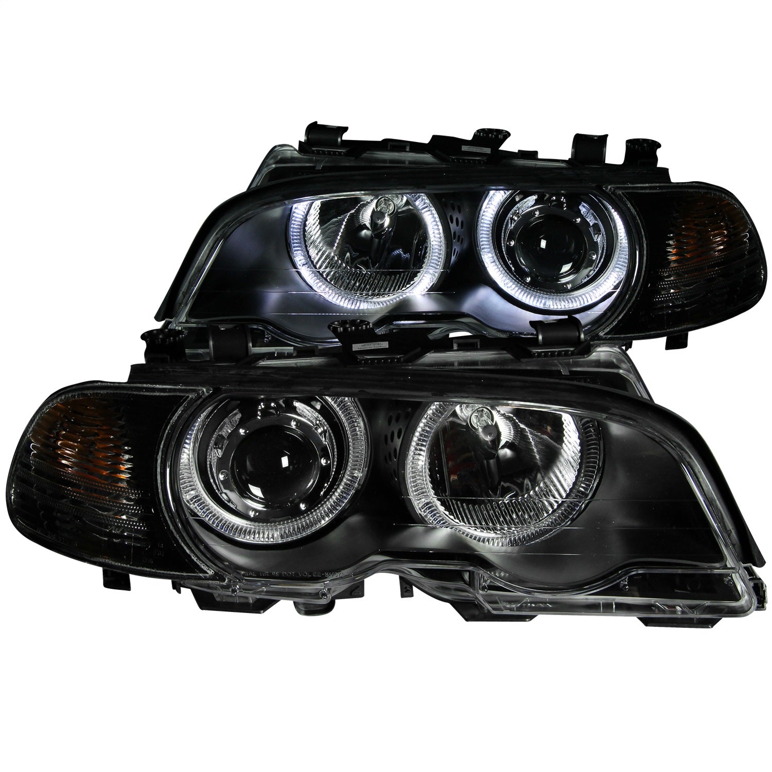 Anzo USA 121269 Projector Headlight Set w/Halo Fits 323Ci 325Ci 328Ci 330Ci M3