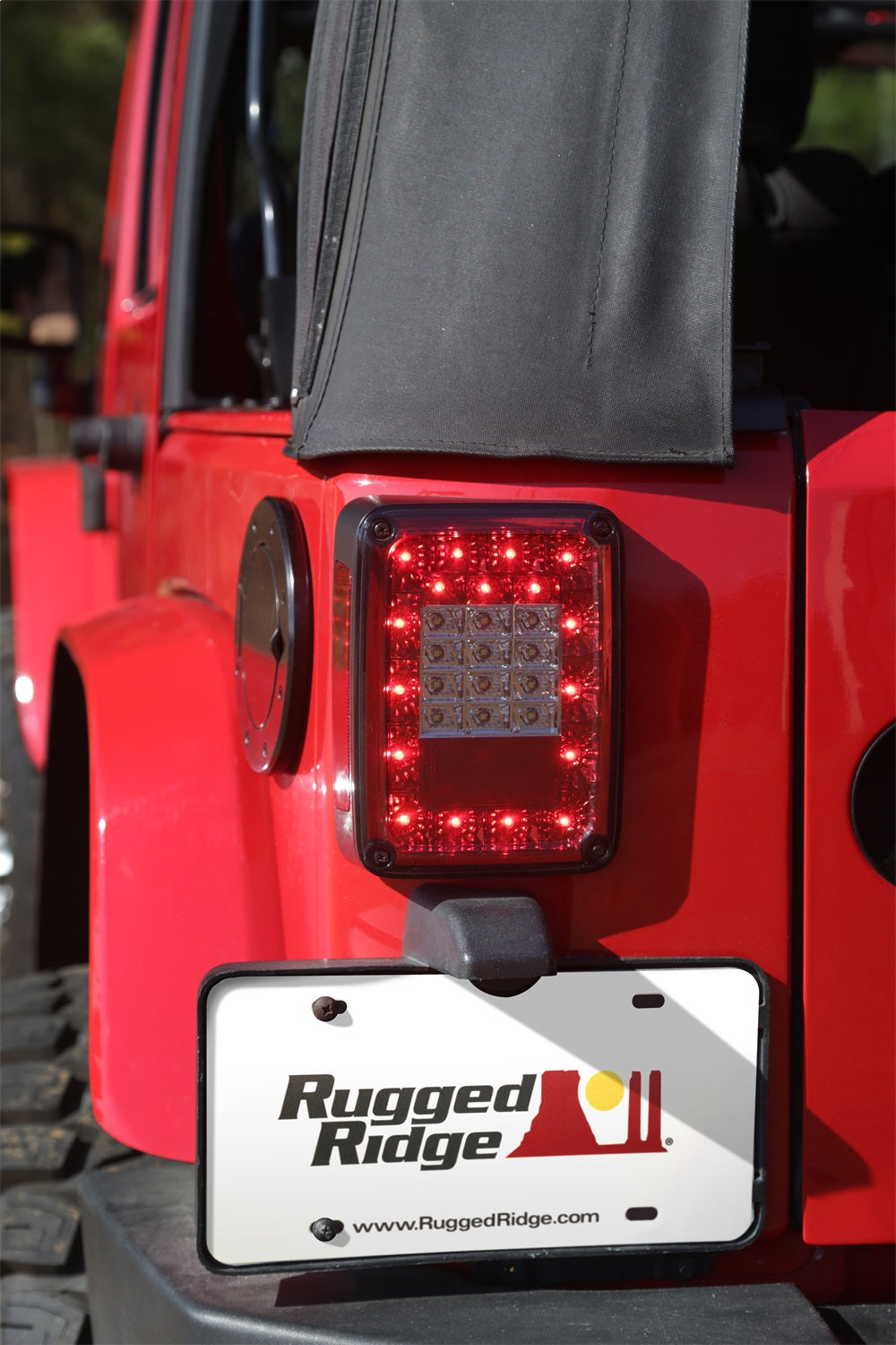 Rugged Ridge 12403.85 LED Tail Light Set Fits 76-86 CJ5 CJ7