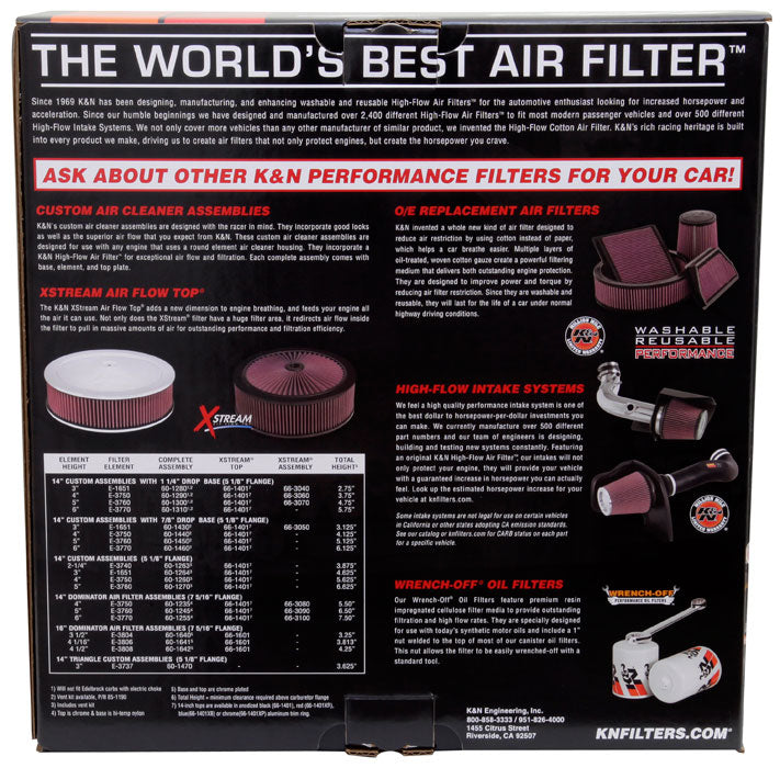 K&N Air Filter  E-3760