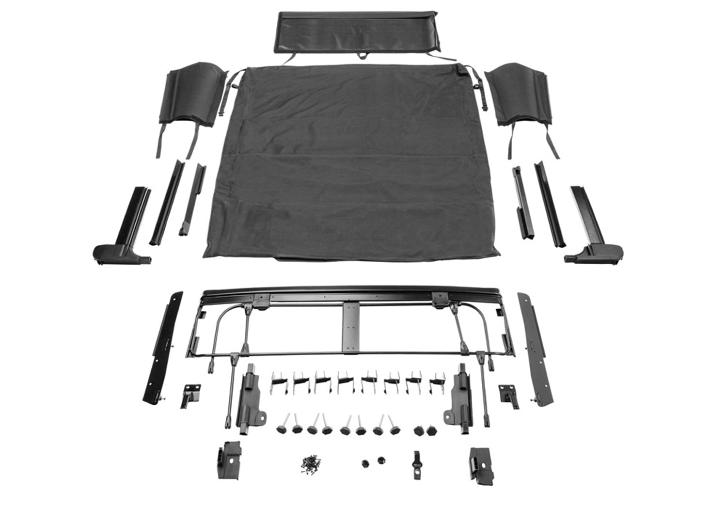 Rampage 139035 Trailview Frameless Soft Top Fits Gladiator Pickup Gladiator