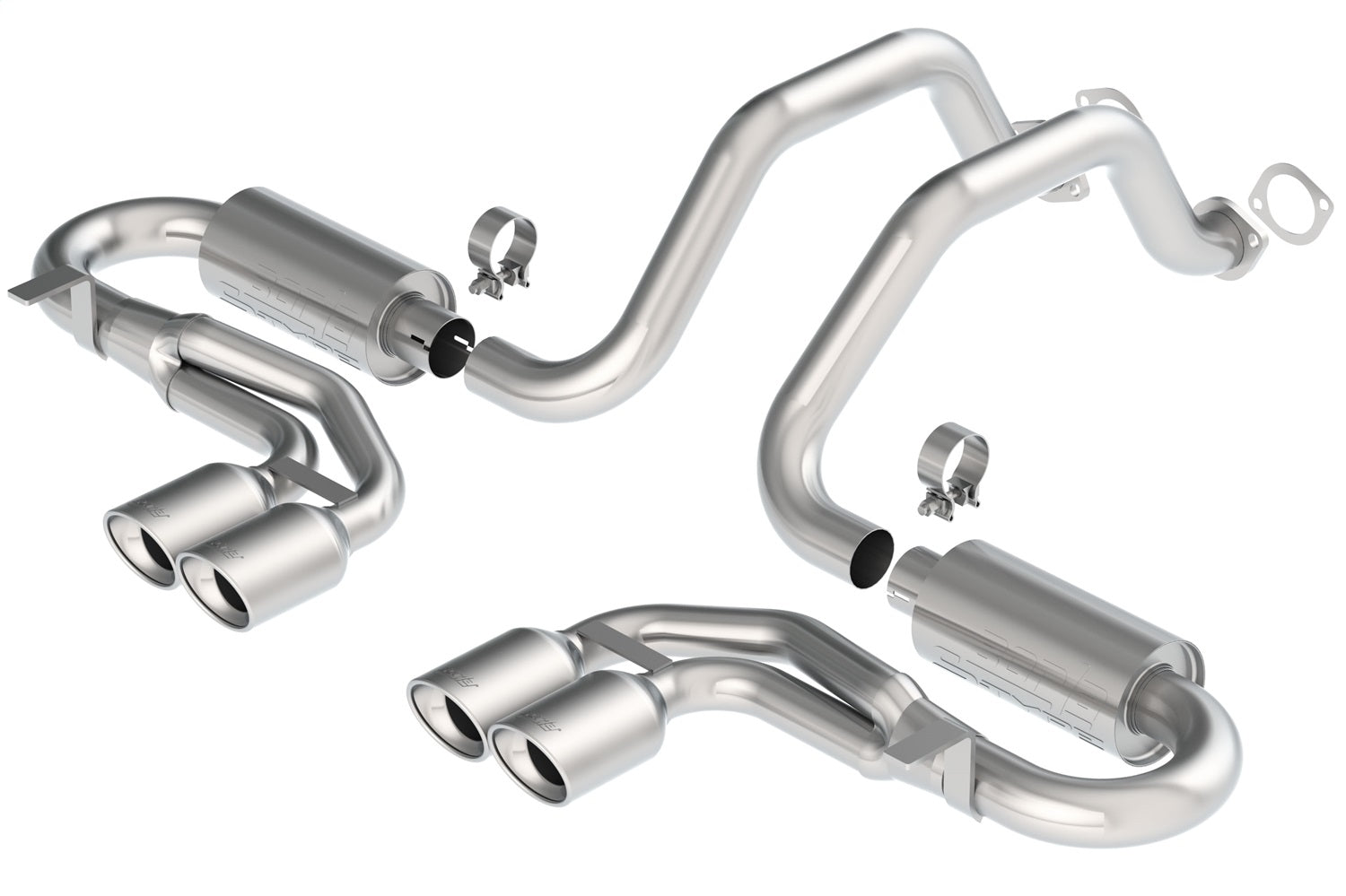 Borla 140039 S-Type Classic Cat-Back Exhaust System Fits 97-04 Corvette
