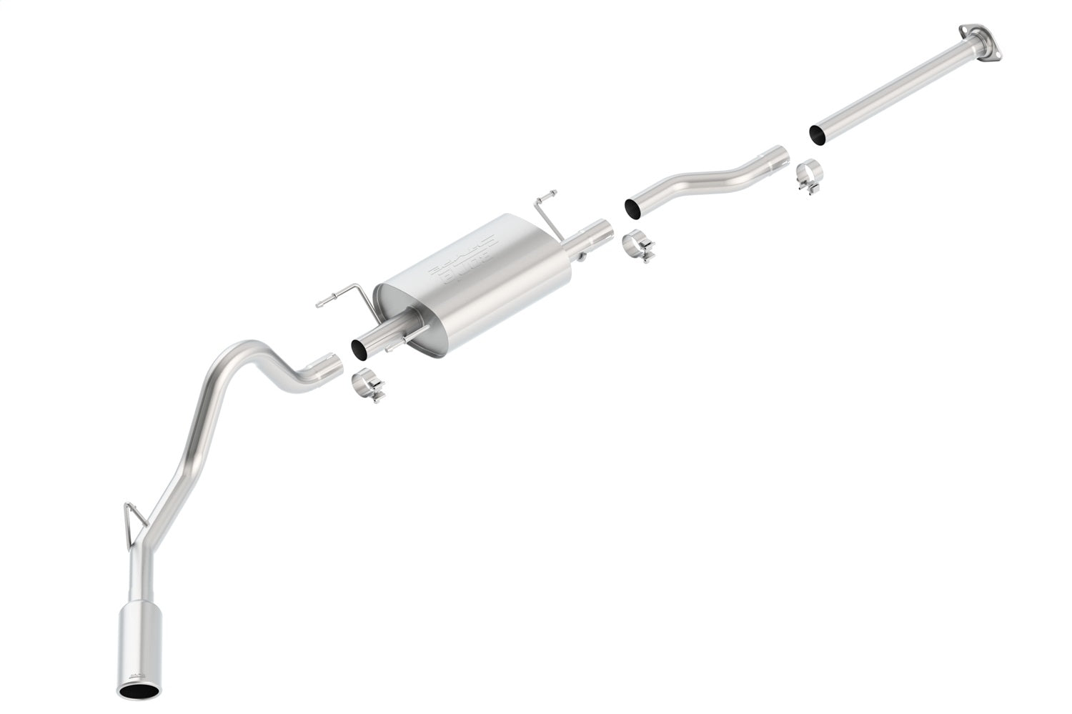 Borla 140160 S-Type Cat-Back Exhaust System Fits 05-12 Tacoma
