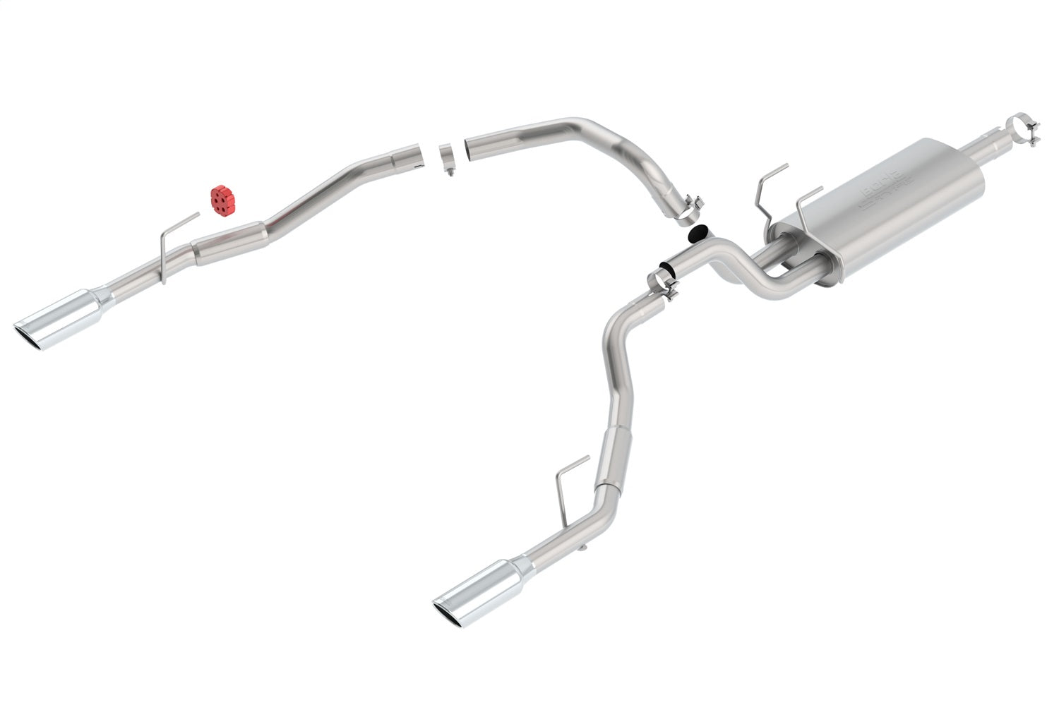 Borla 140308 S-Type Cat-Back Exhaust System Fits 1500 1500 Classic Ram 1500