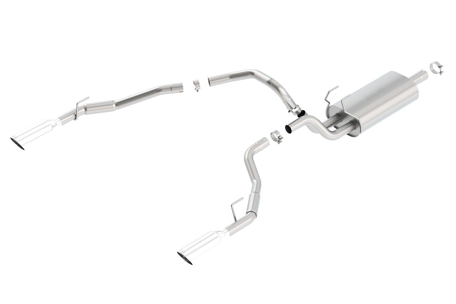 Borla 140552 Touring Cat-Back Exhaust System Fits 1500 1500 Classic Ram 1500