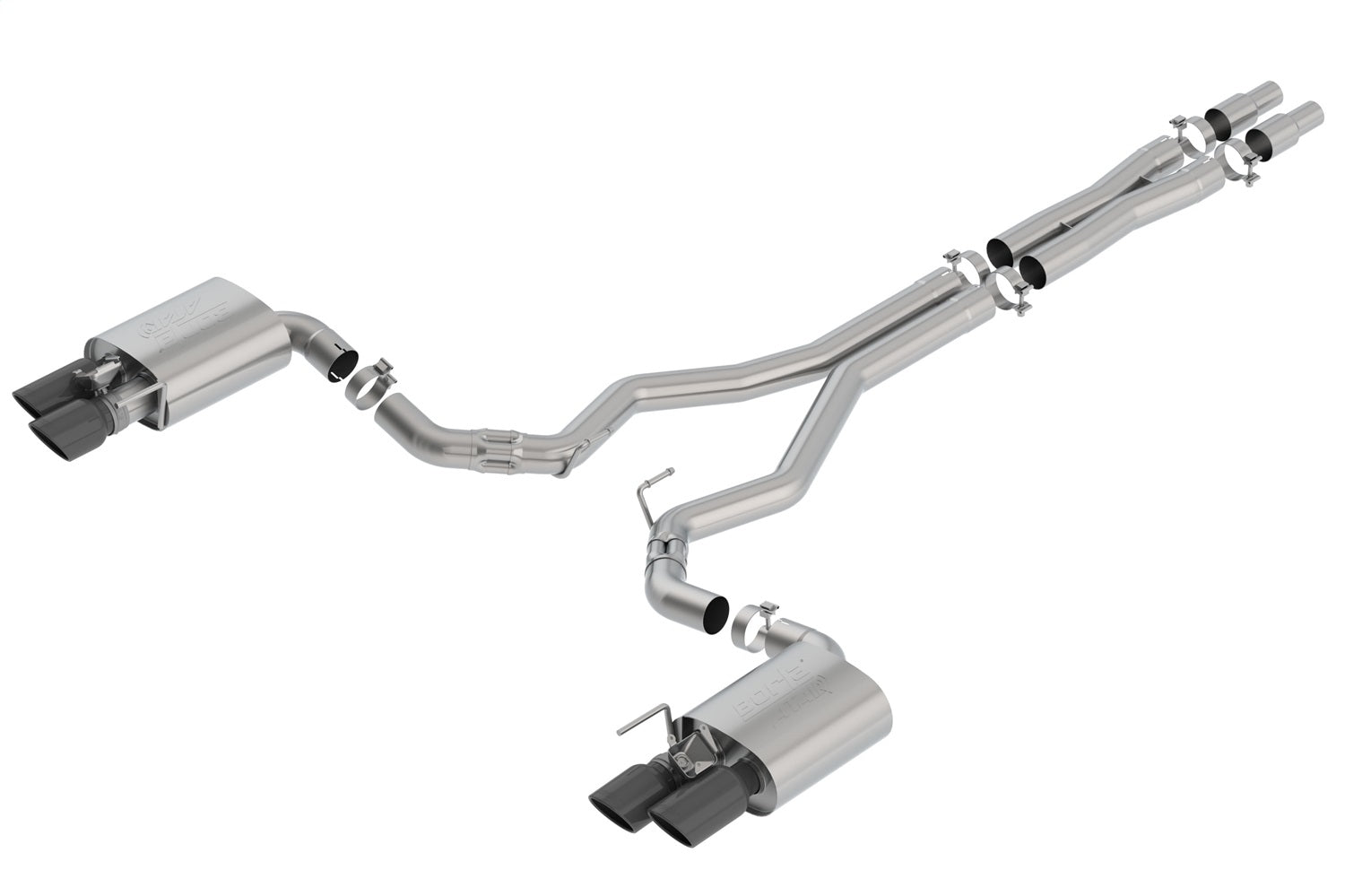 Borla 140743BC ATAK Cat-Back Exhaust System Fits 18-23 Mustang