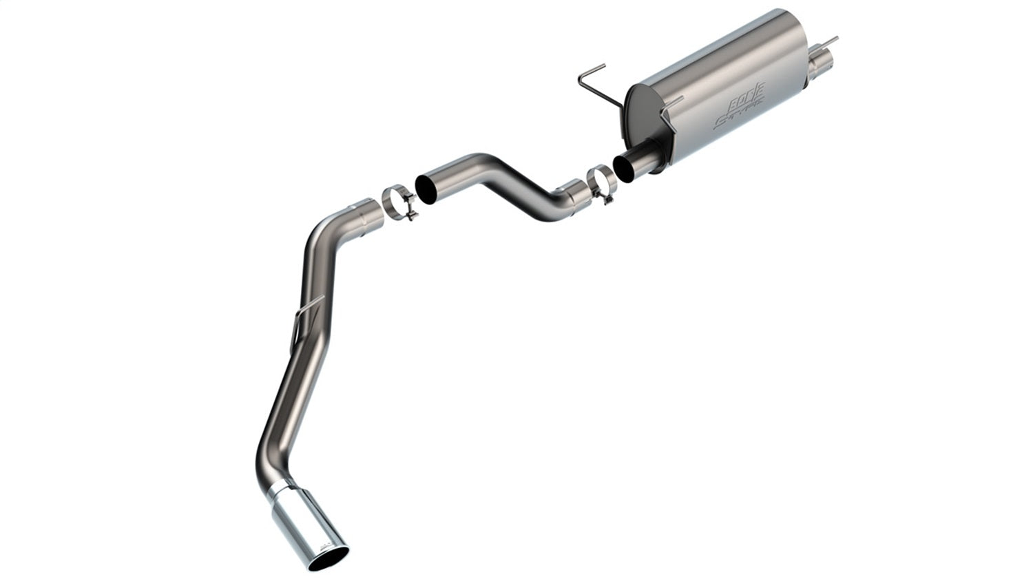 Borla 140851 S-Type Cat-Back Exhaust System Fits 19-25 2500 3500
