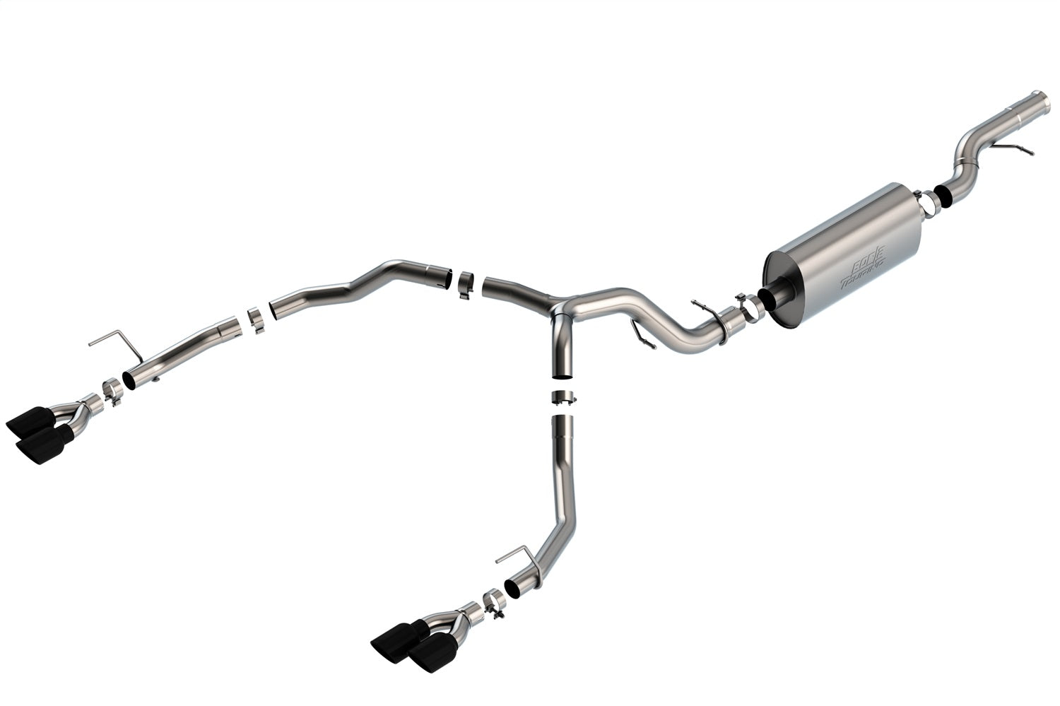 Borla 140858BC Touring Cat-Back Exhaust System Fits 21-26 Tahoe Yukon