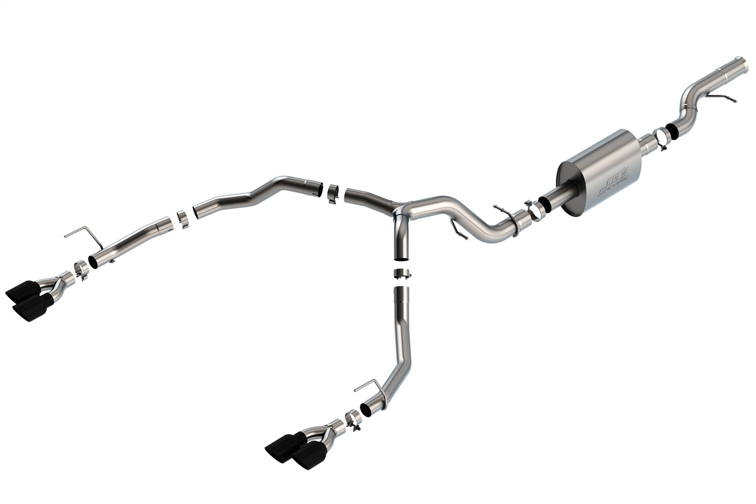 Borla 140859BC S-Type Cat-Back Exhaust System Fits 21-26 Tahoe Yukon