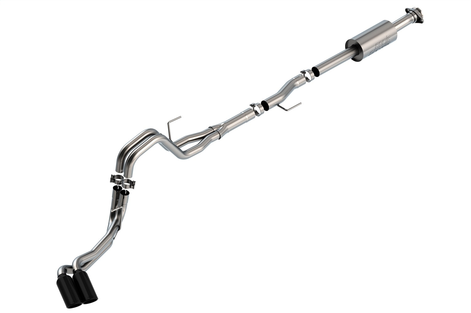 Borla 140871BC S-Type Cat-Back Exhaust System Fits 21-26 F-150