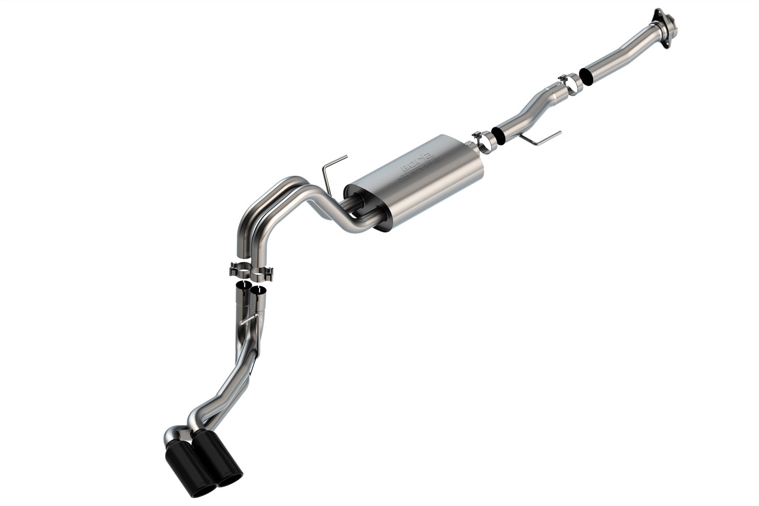 Borla 140876BC S-Type Cat-Back Exhaust System Fits 21-26 F-150