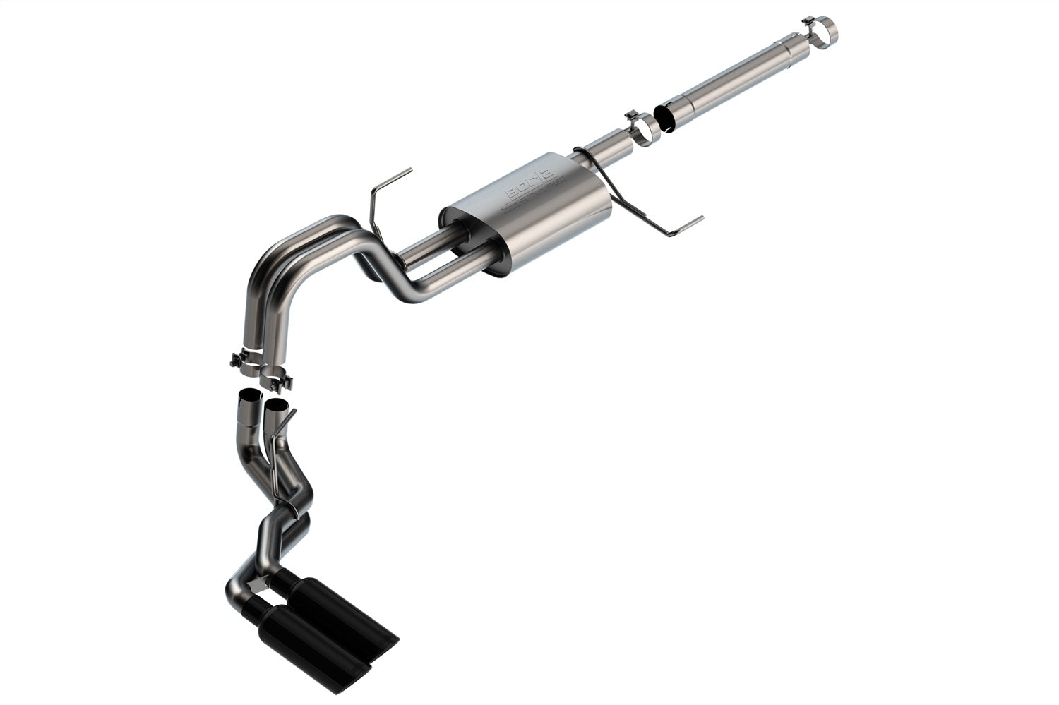 Borla 140904BC S-Type Cat-Back Exhaust System Fits 21-26 F-150