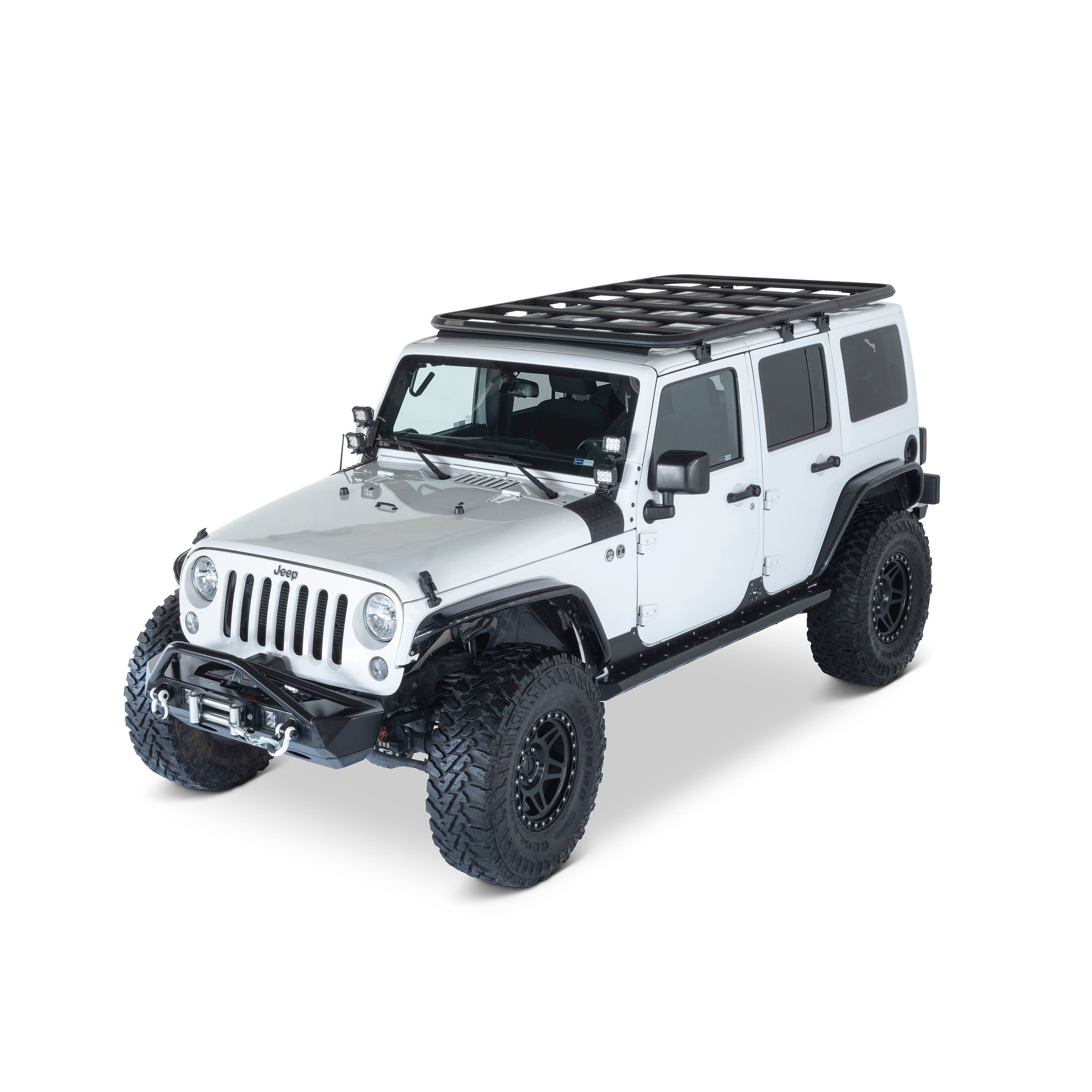 Smittybilt J01 Defender Platform Roof Rack Mount Fits 07-18 Wrangler (JK)