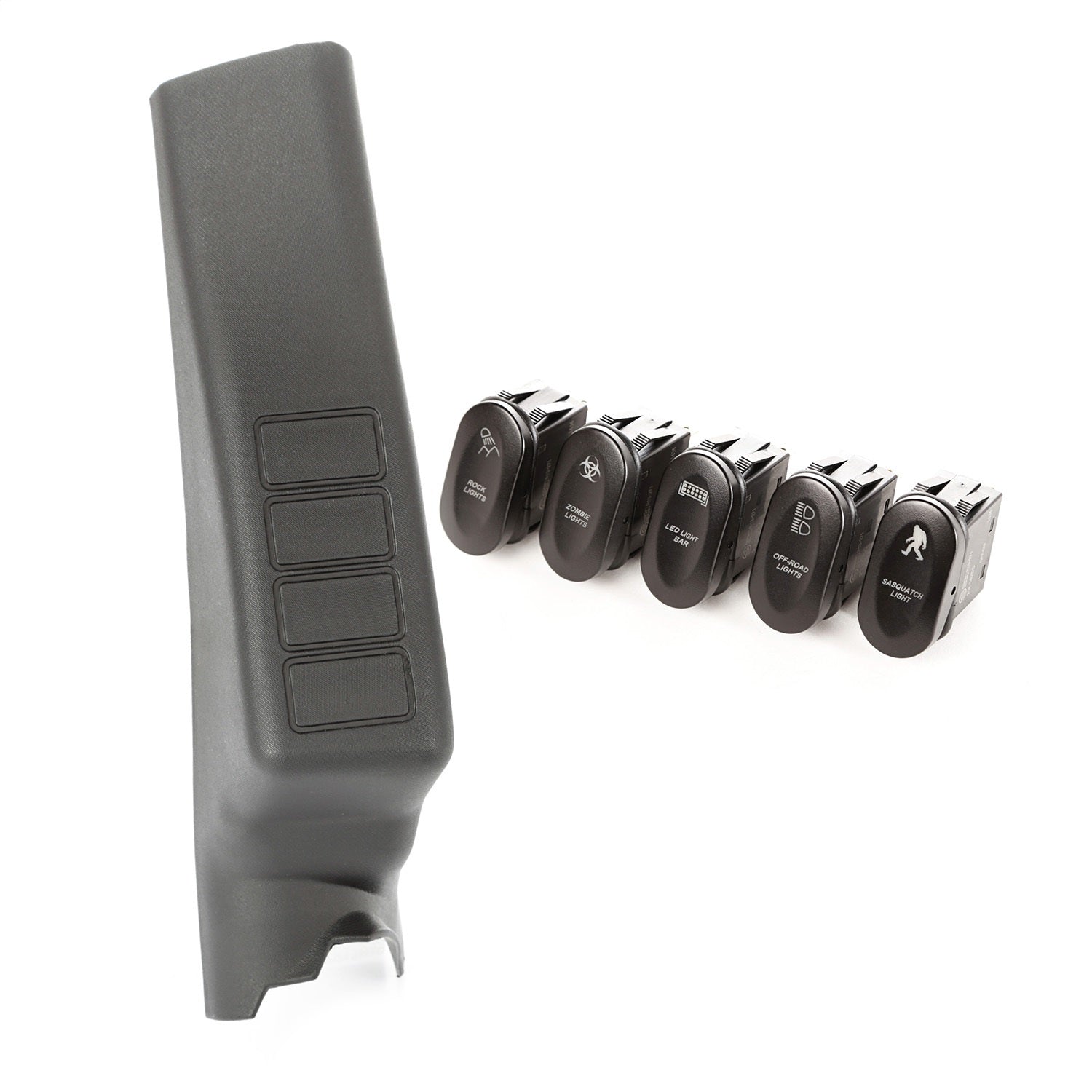 Rugged Ridge 17235.71 A Pillar Switch Pod Kit Fits 11-18 Wrangler (JK)