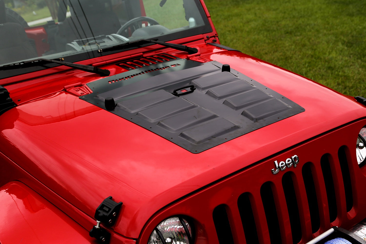 Rugged Ridge 17759.10 Hood Vent Insert Fits 07-18 Wrangler (JK)