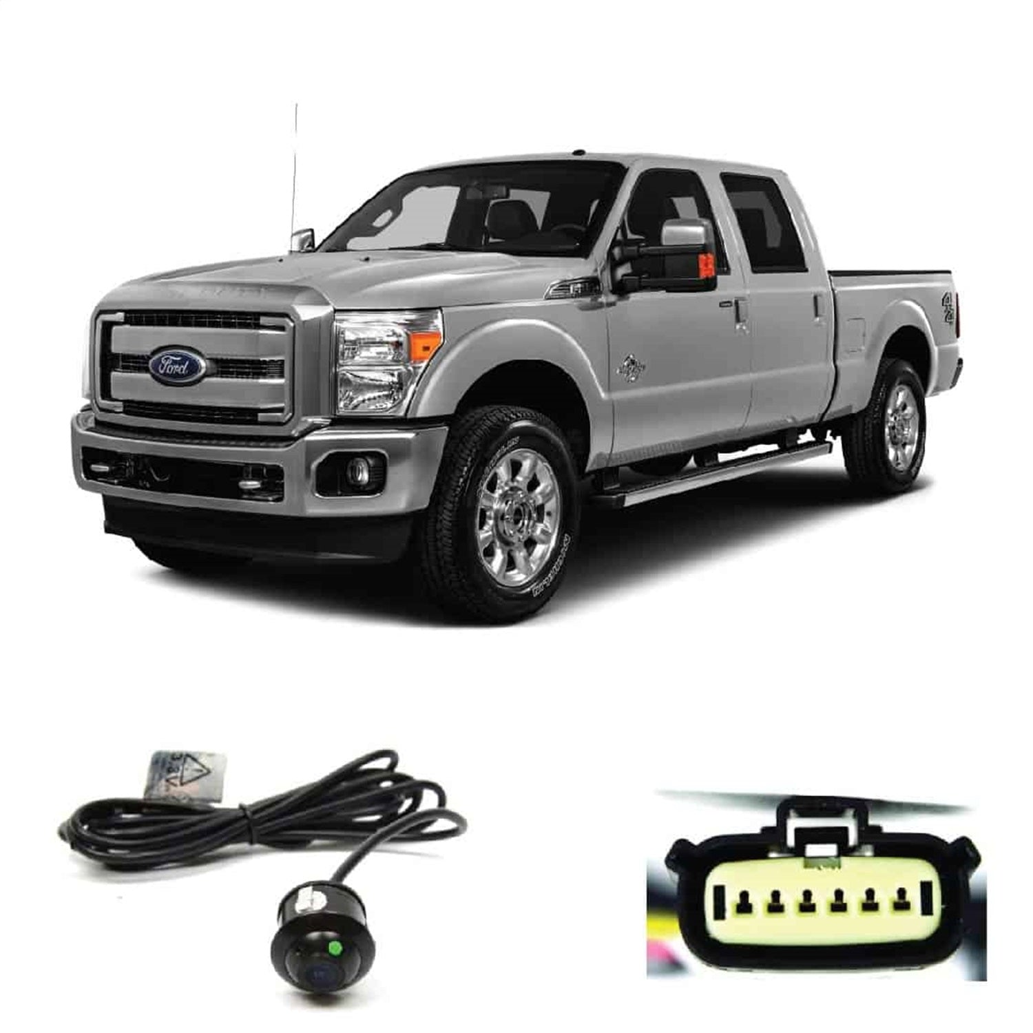 Brandmotion 9002-7540 For Ford Factory Tailgate Harness w/Bullet Camera Mount