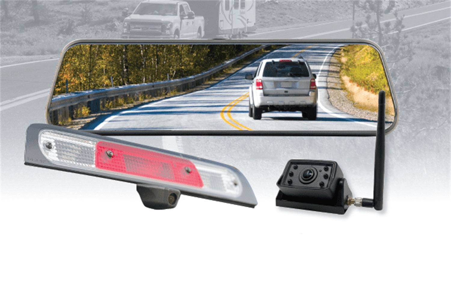 Brandmotion TRNS-2170 Park Assist Camera/Rear View Mirror Kit