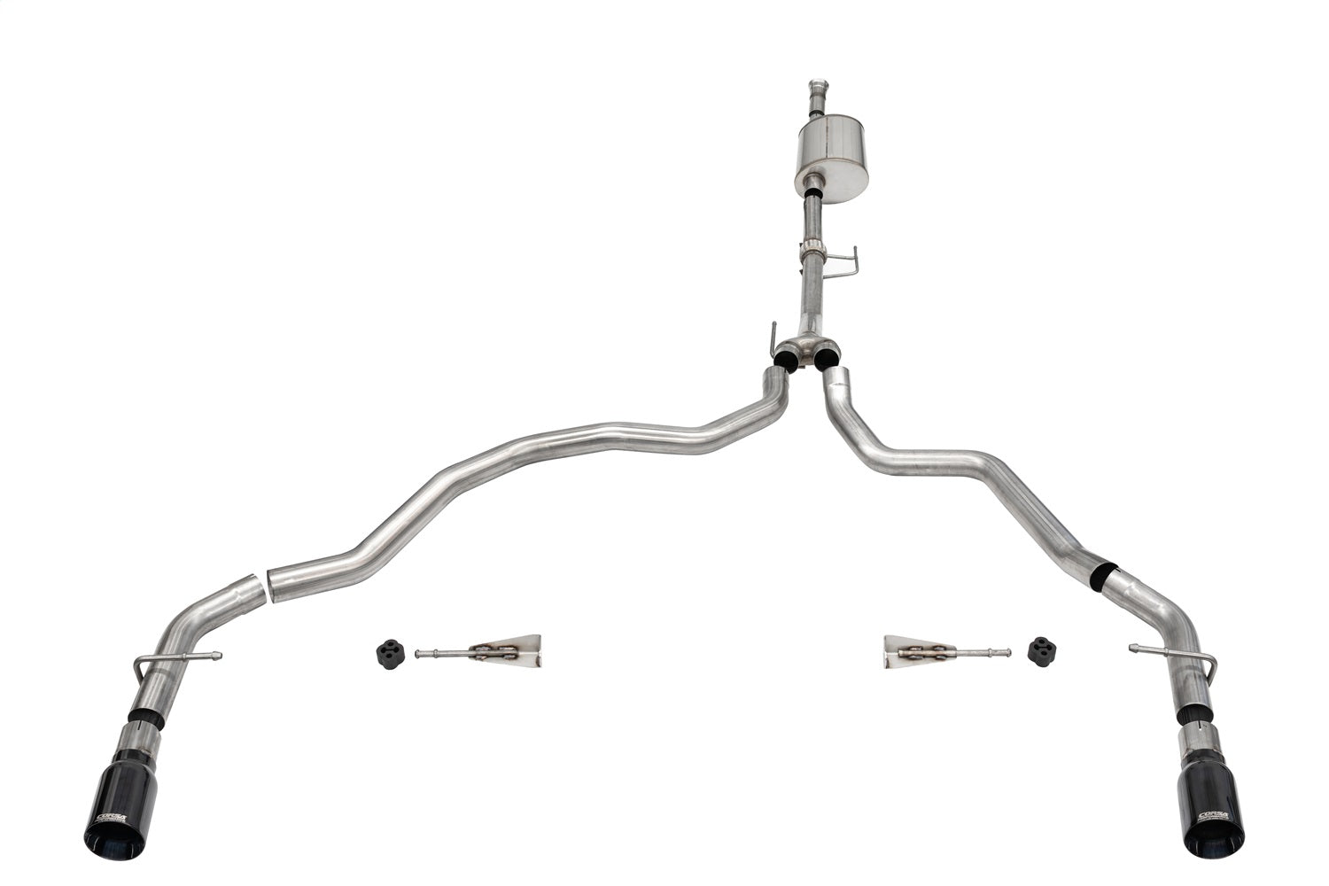Corsa Performance 21167BLK Sport Cat-Back Exhaust System Fits 21-25 F-150