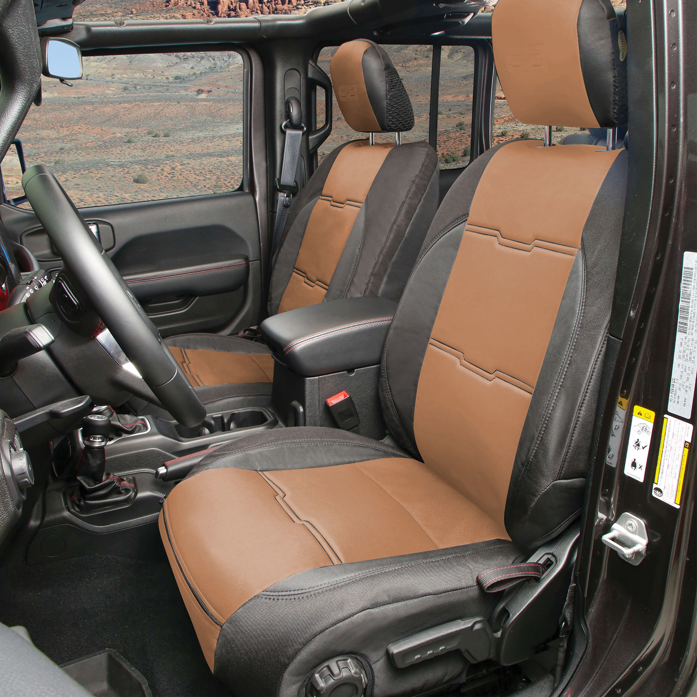 Smittybilt 578125 Neoprene Seat Cover Fits 20-25 Gladiator Pickup Gladiator