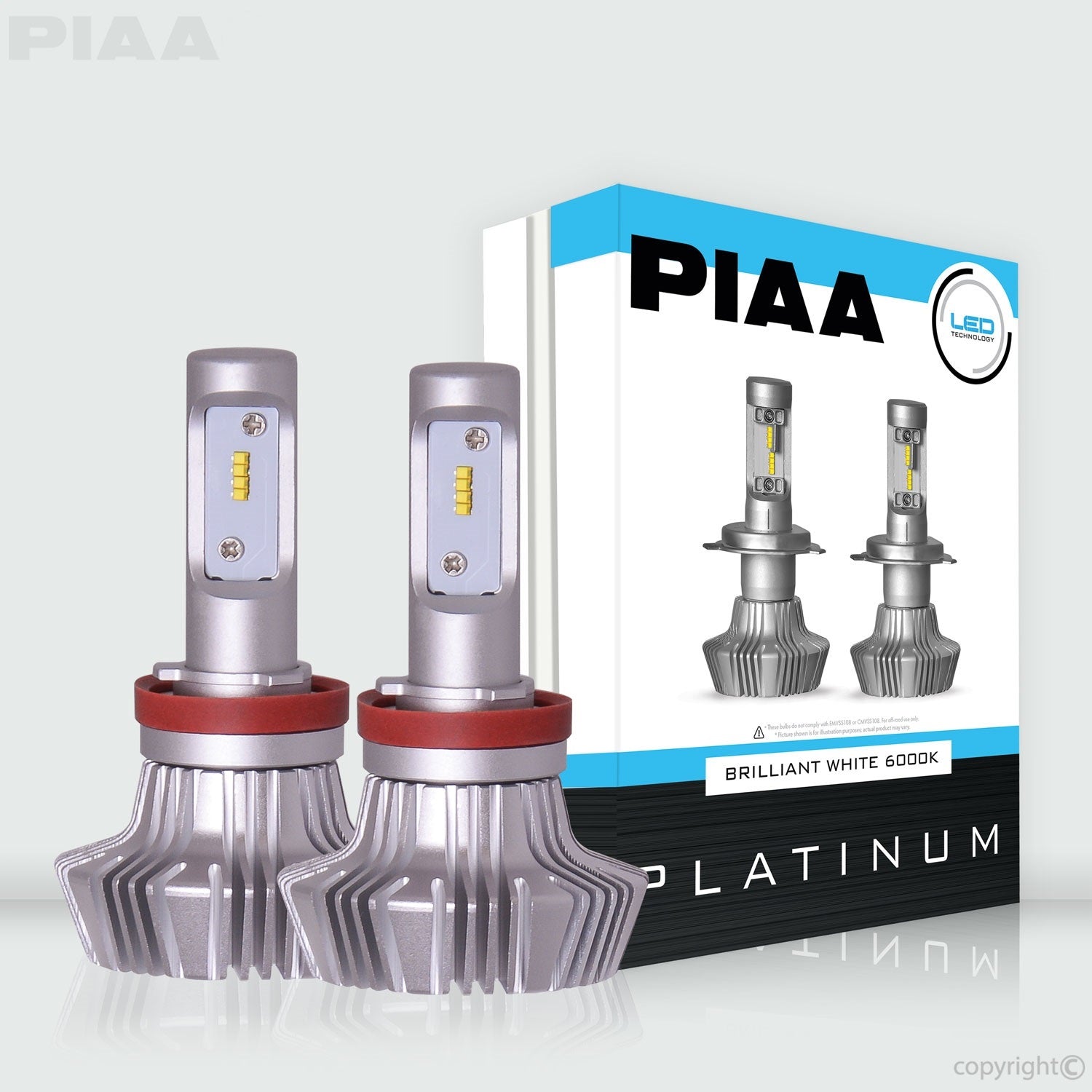 PIAA 26-17311 H11 Platinum LED Replacement Bulb