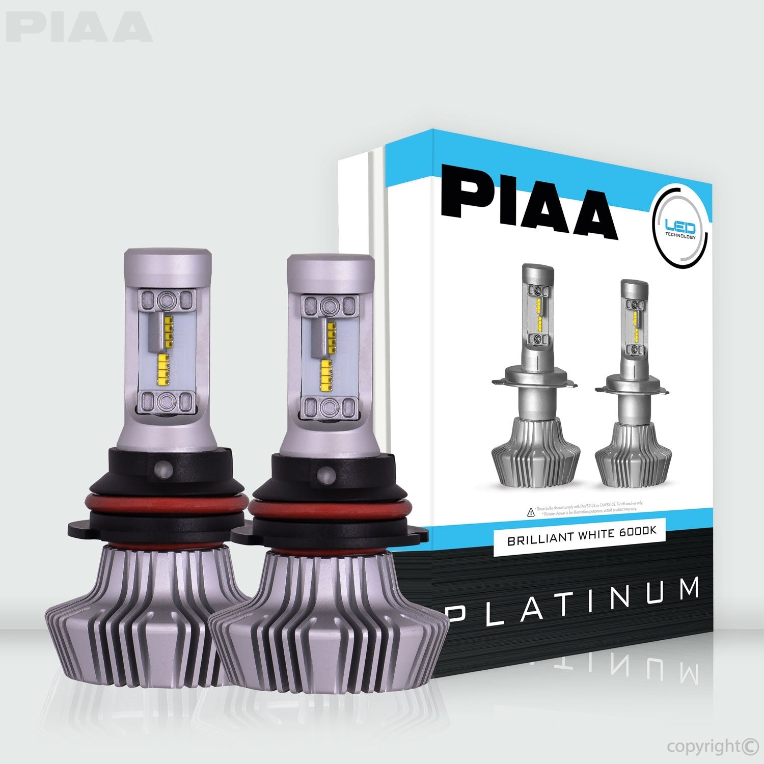 PIAA 26-17397 9007 Platinum BULB Replacement Twin