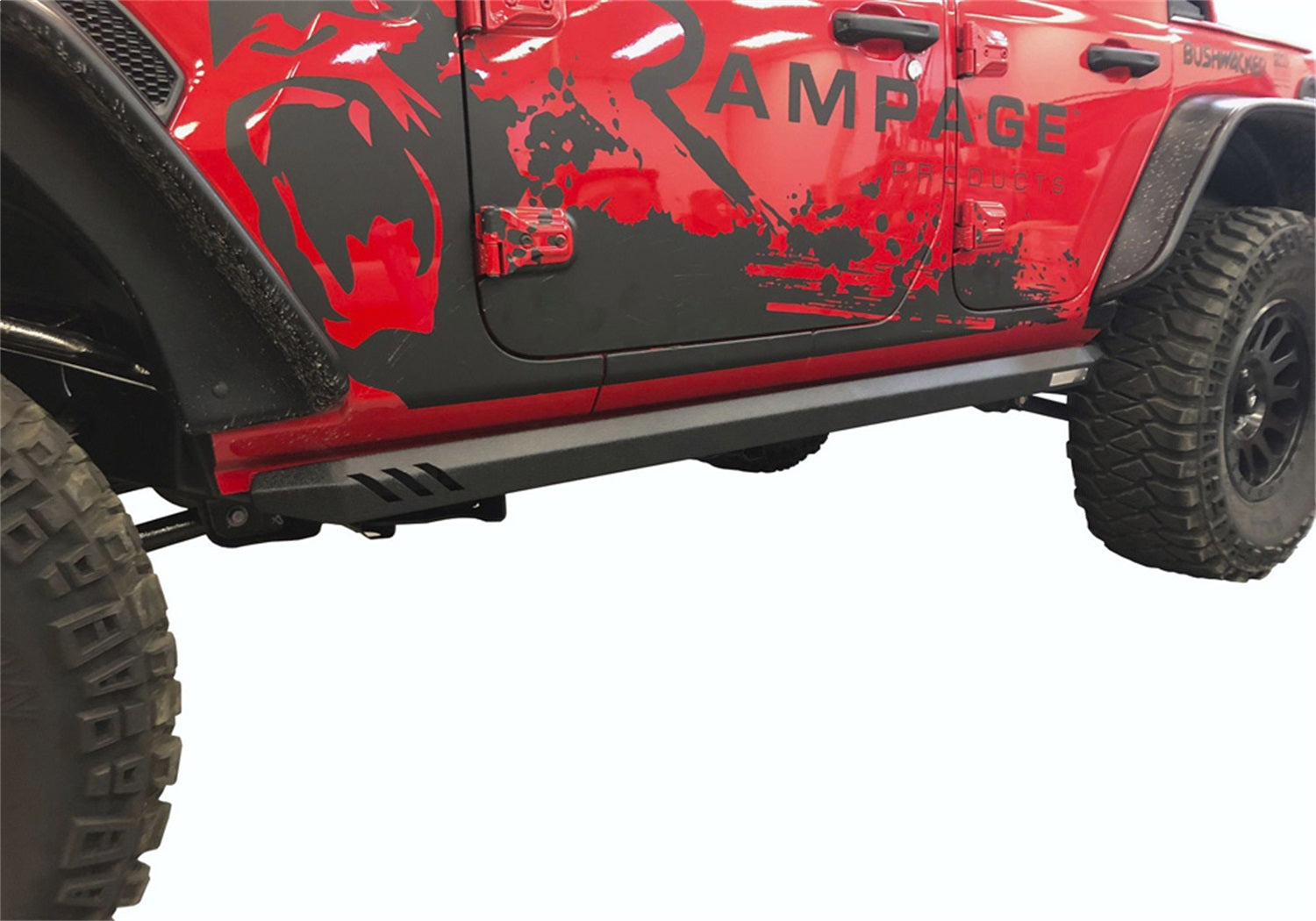 Rampage 26410031 Rock Rail Nerf Bar Fits 18-26 Wrangler Wrangler (JL)