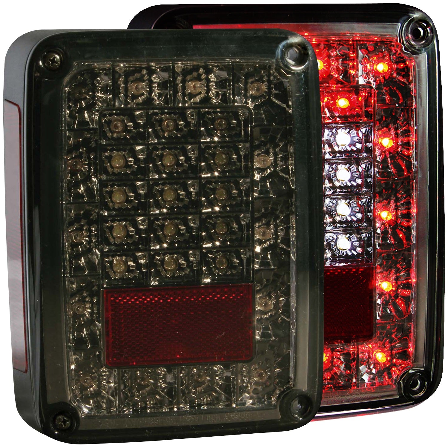 Anzo USA 311203 LED Tail Light Assembly Fits 07-18 Wrangler (JK)