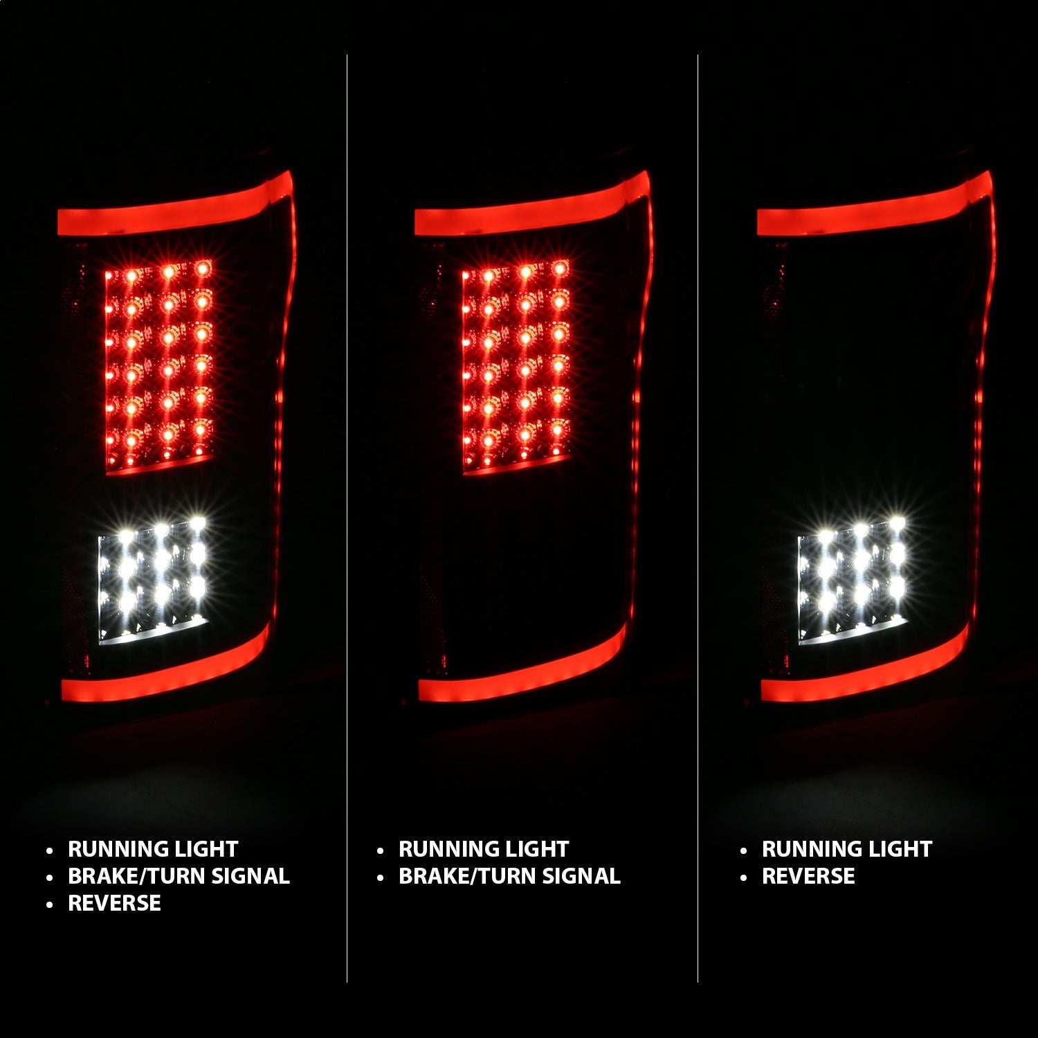 Anzo USA 311285 LED Tail Light Assembly Fits 15-17 F-150