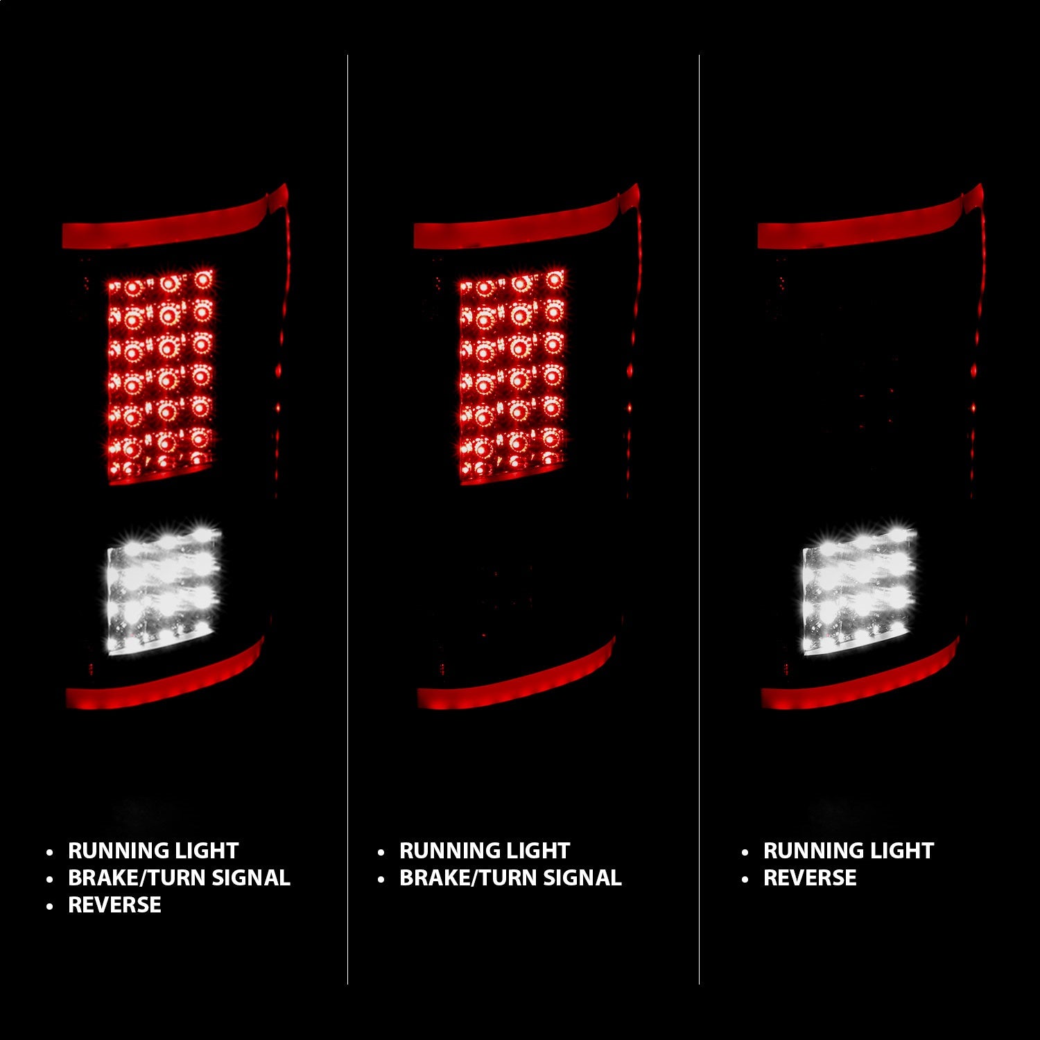 Anzo USA 311294 LED Tail Light Assembly Fits 15-17 F-150
